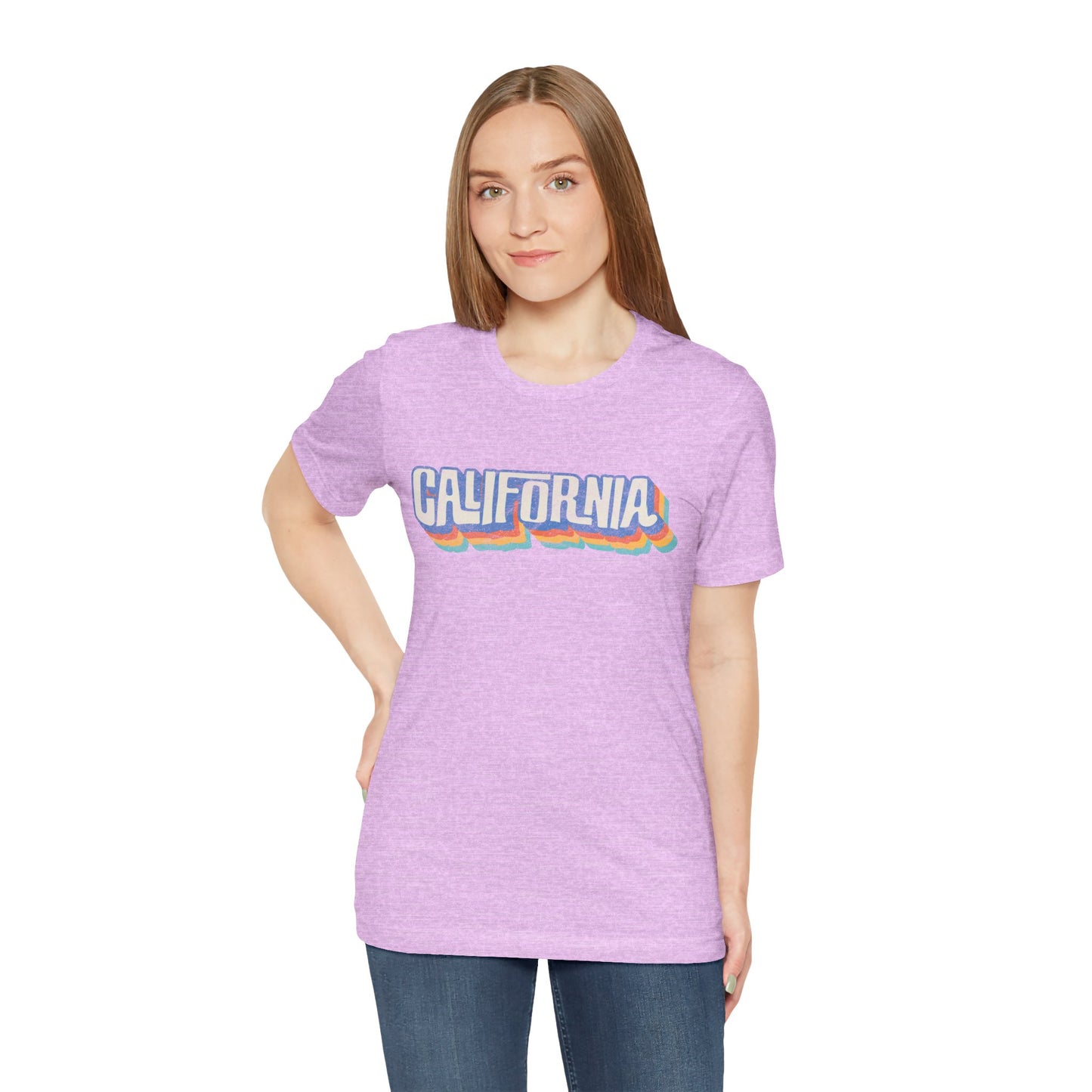 California Retro Distressed Tee — Lover of the Golden State