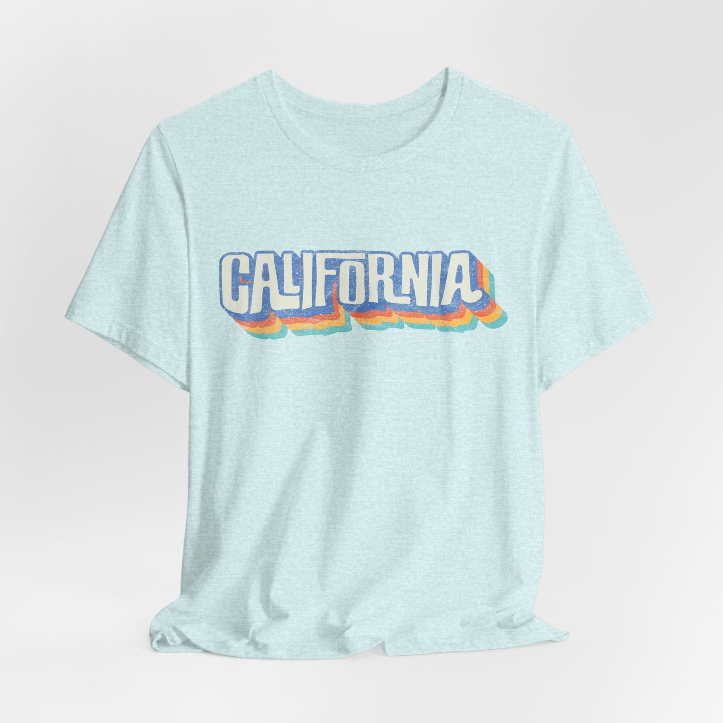 California Retro Distressed Tee — Lover of the Golden State