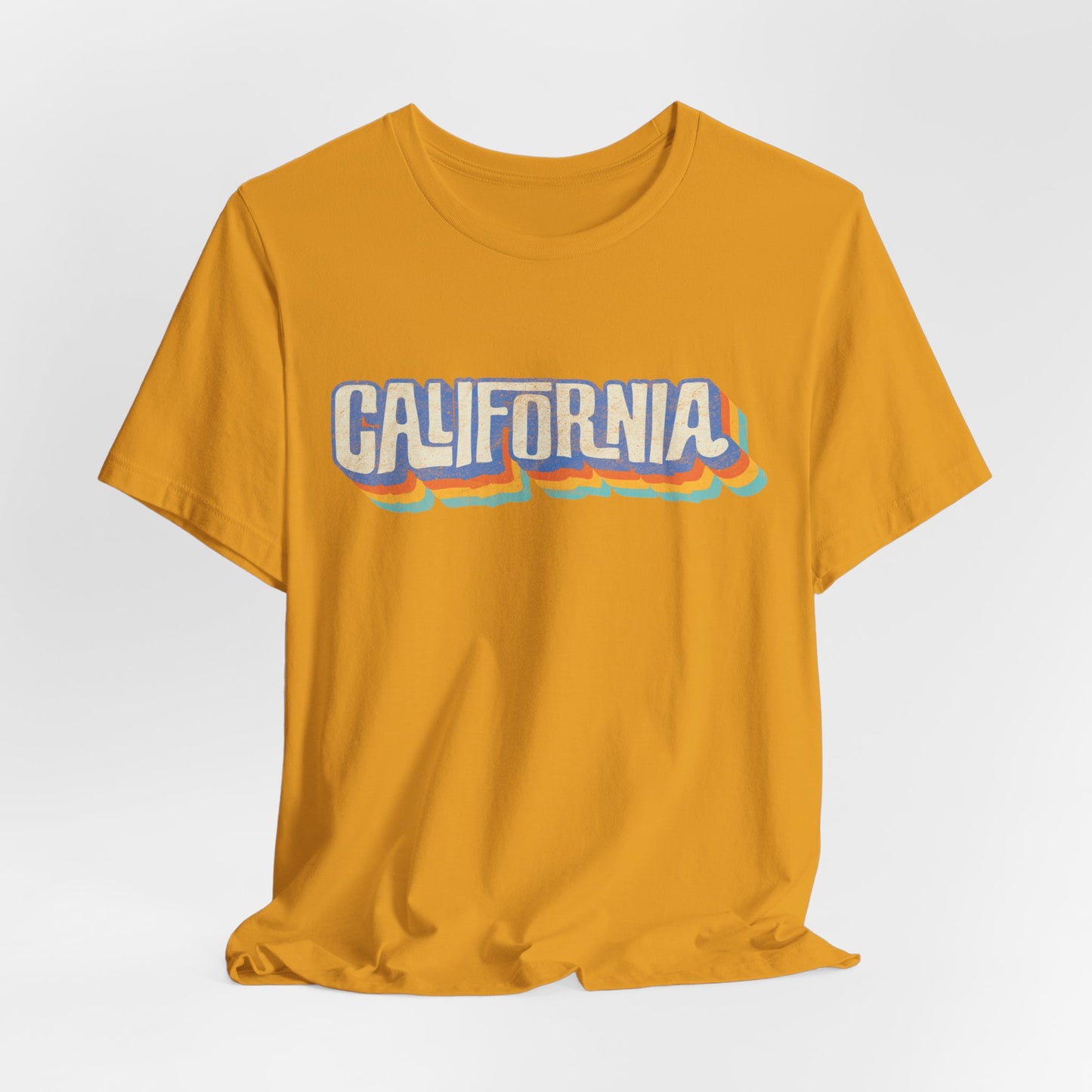California Retro Distressed Tee — Lover of the Golden State