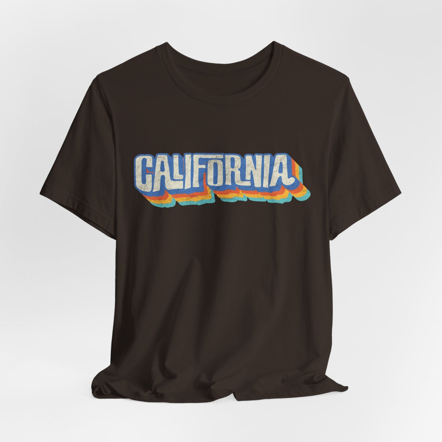 California Retro Distressed Tee — Lover of the Golden State