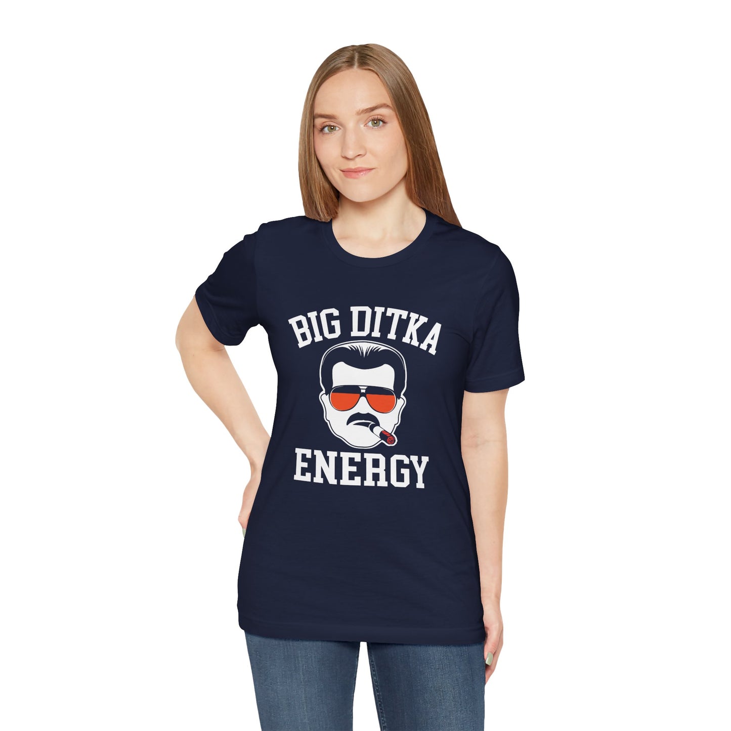 Big Ditka Energy T-Shirt — Funny Chicago Head Coach Football Tee