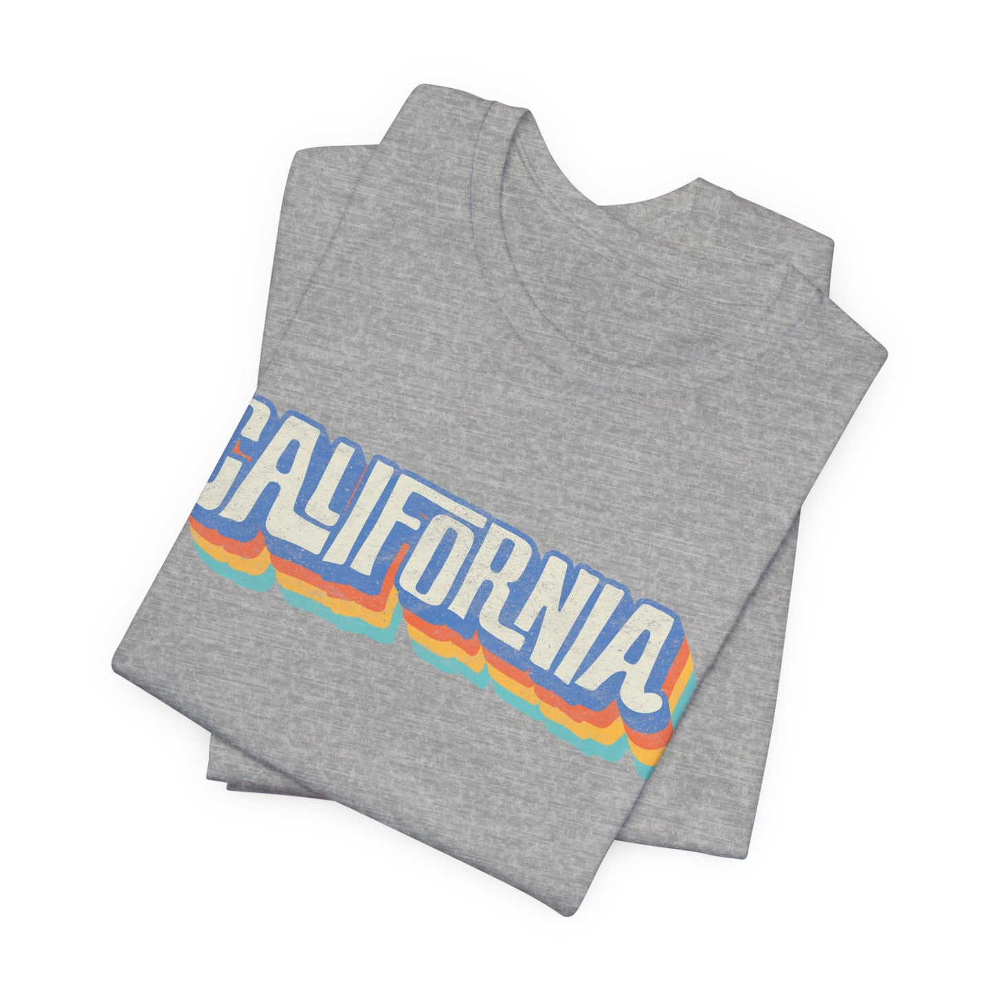 California Retro Distressed Tee — Lover of the Golden State