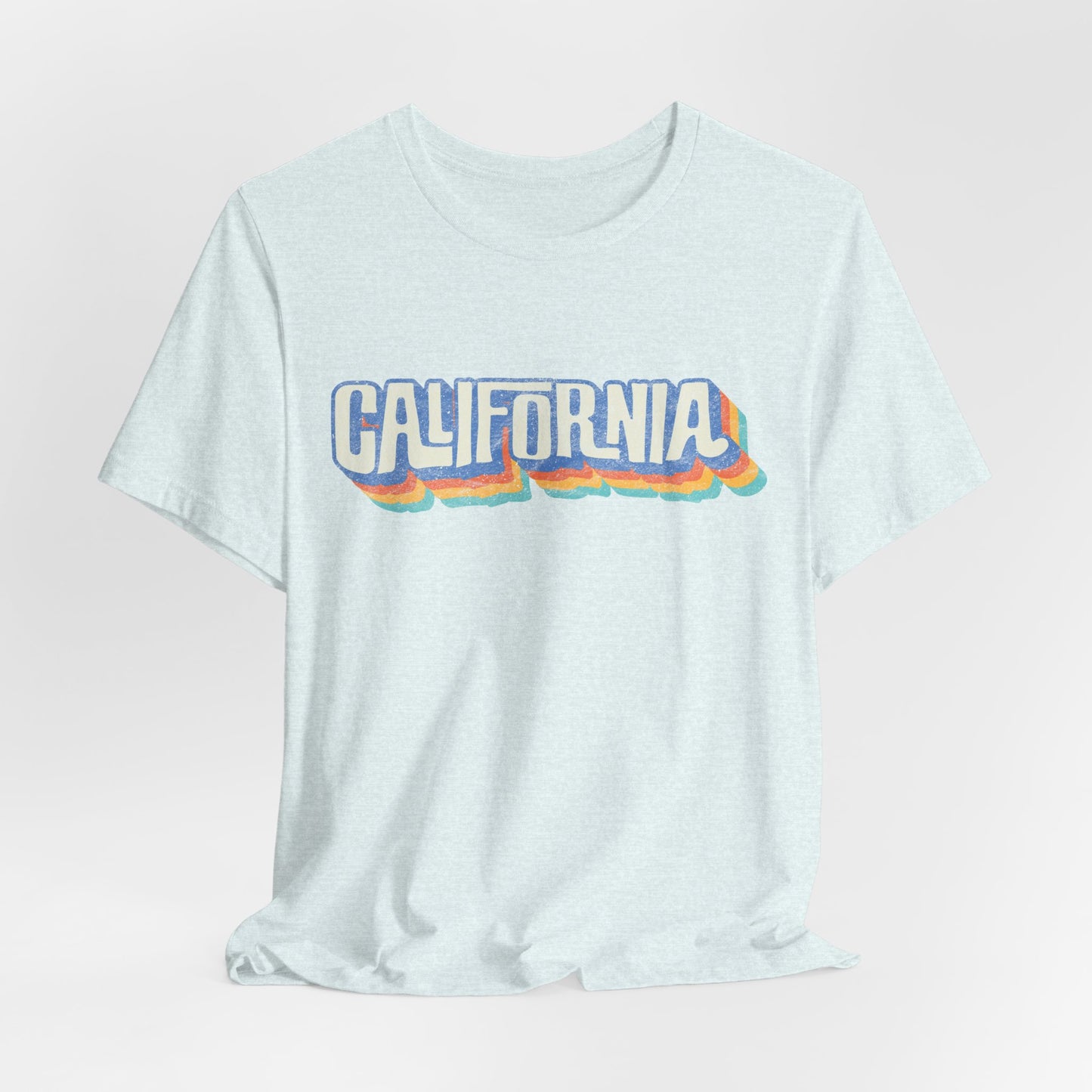 California Retro Distressed Tee — Lover of the Golden State
