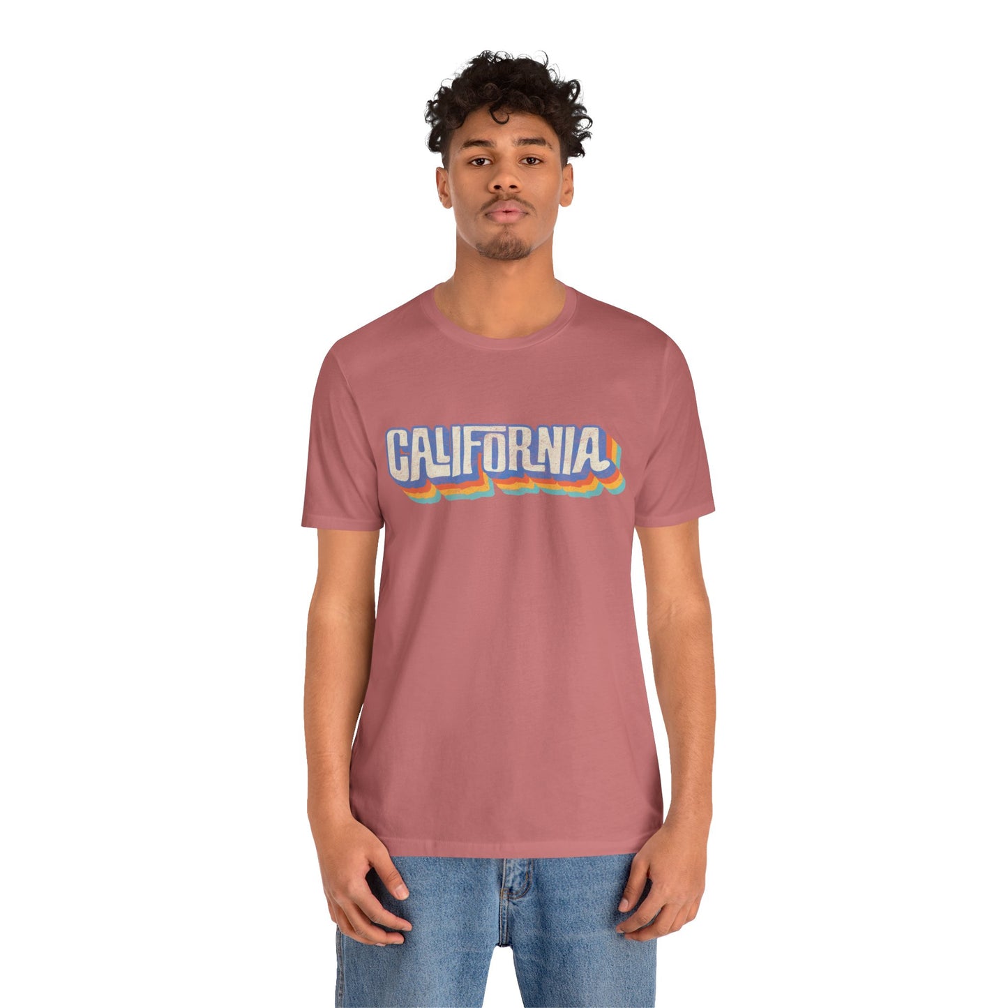 California Retro Distressed Tee — Lover of the Golden State