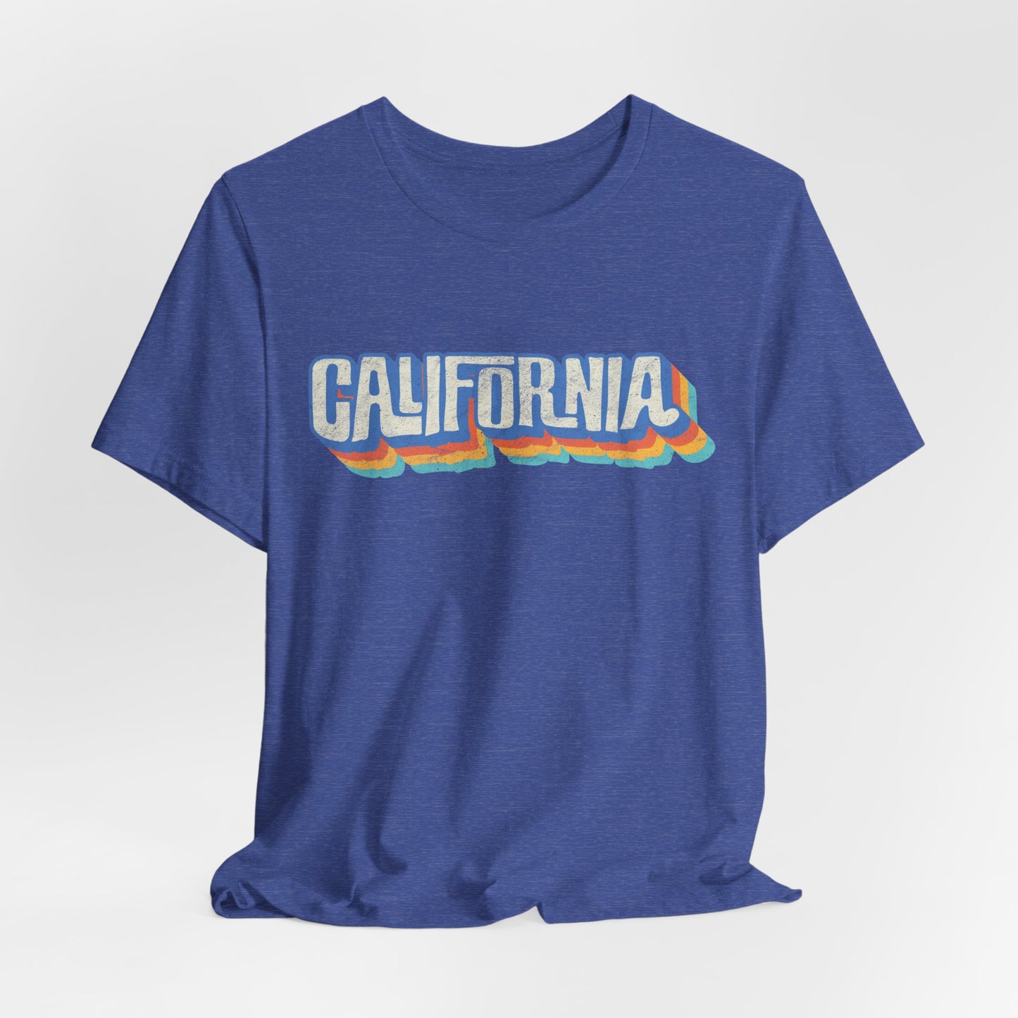 California Retro Distressed Tee — Lover of the Golden State