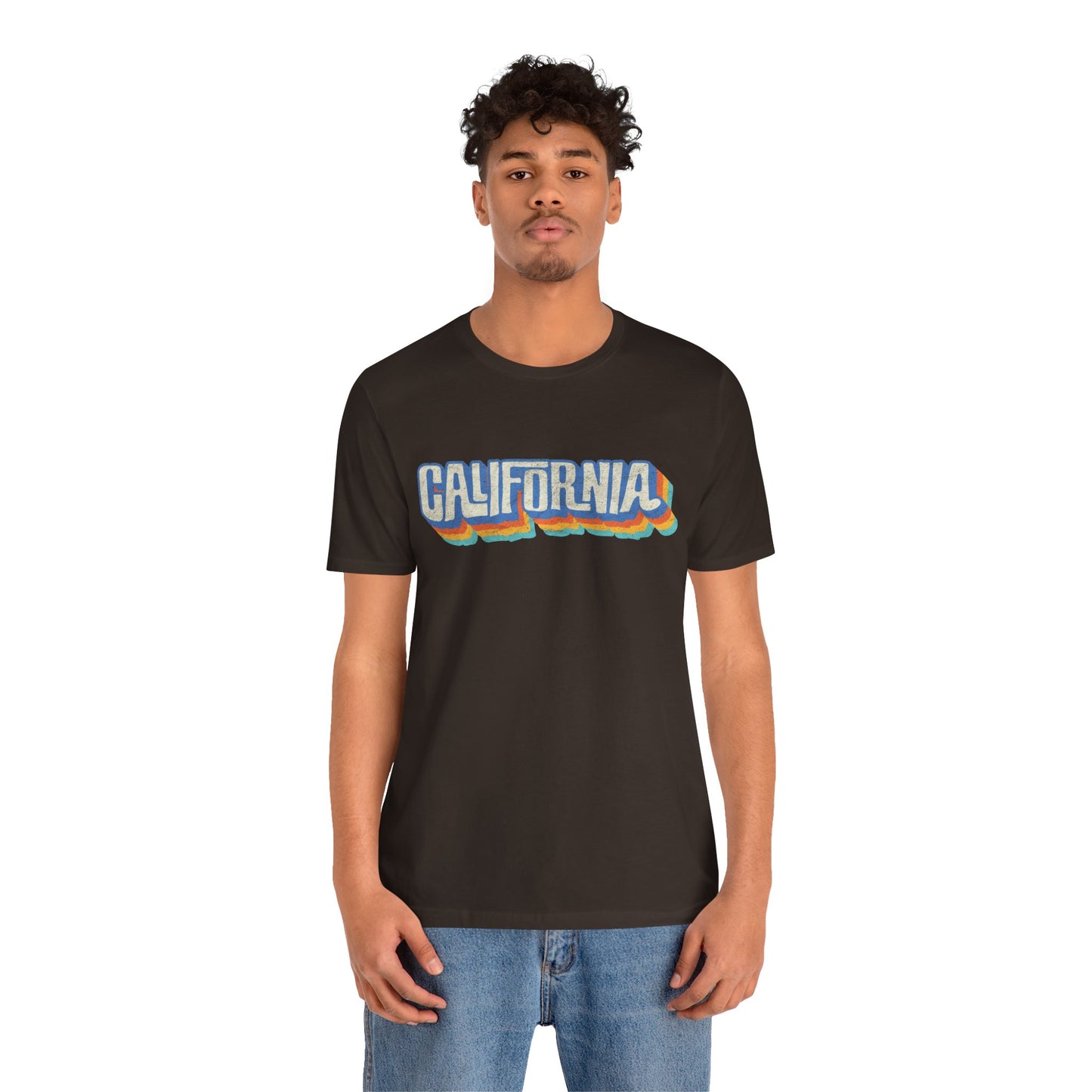 California Retro Distressed Tee — Lover of the Golden State