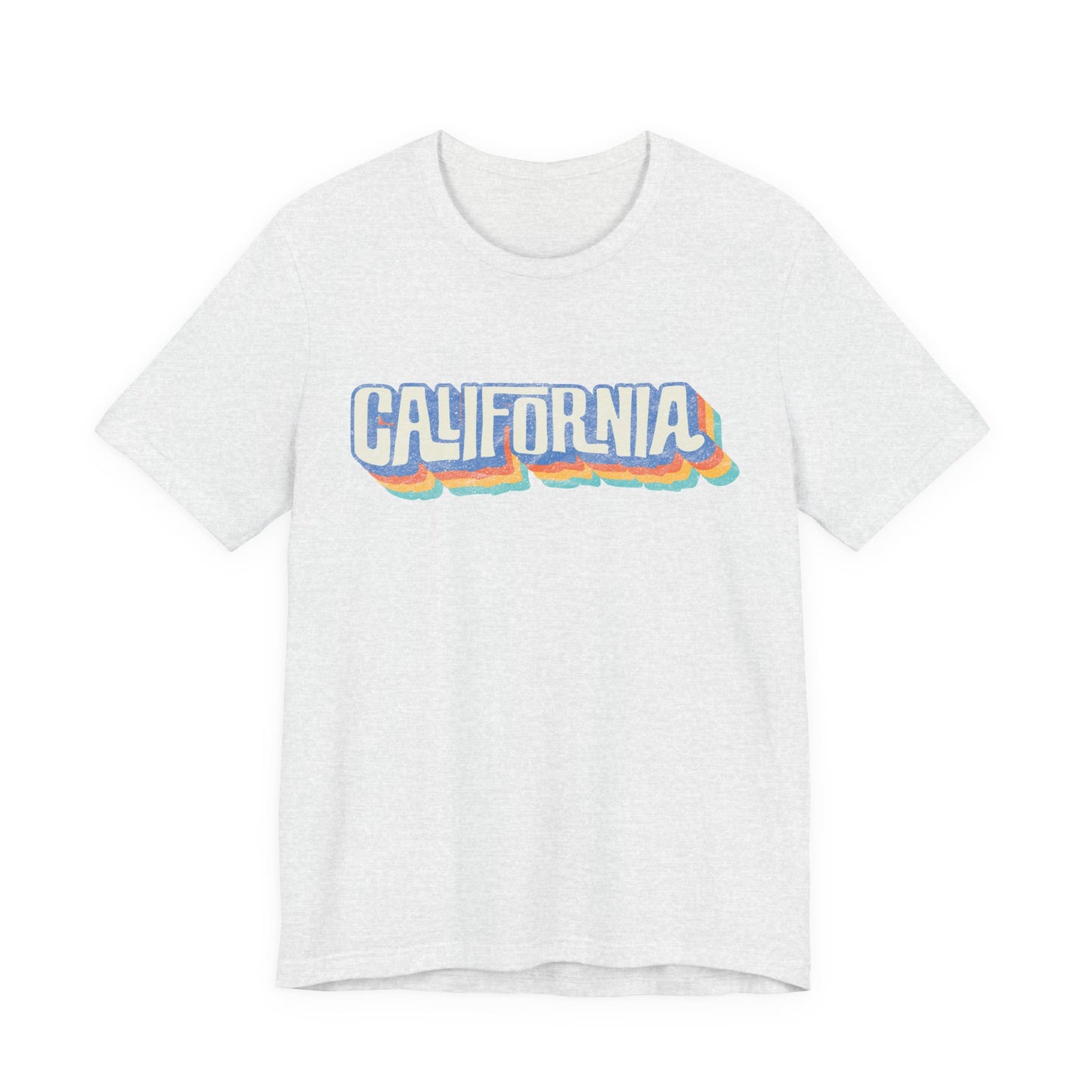 California Retro Distressed Tee — Lover of the Golden State
