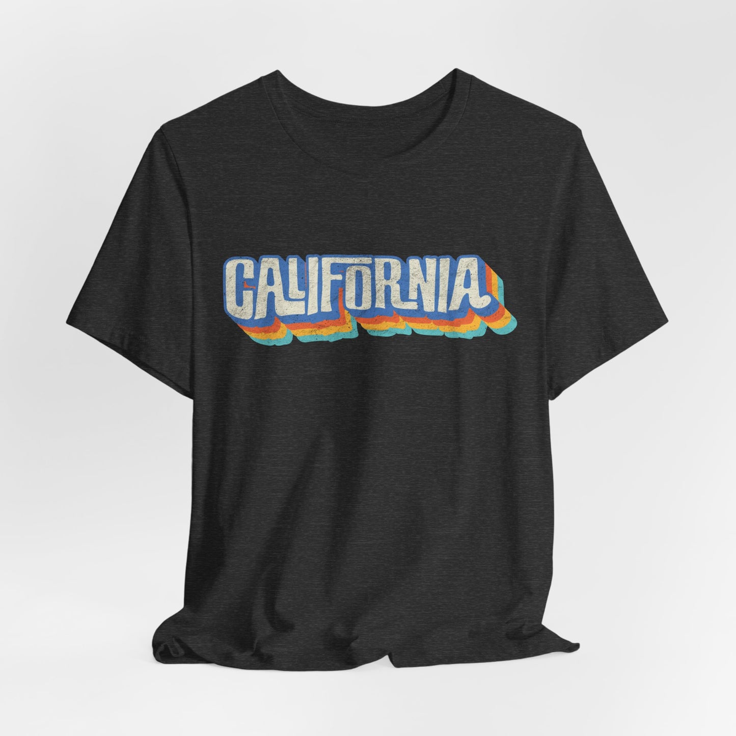 California Retro Distressed Tee — Lover of the Golden State