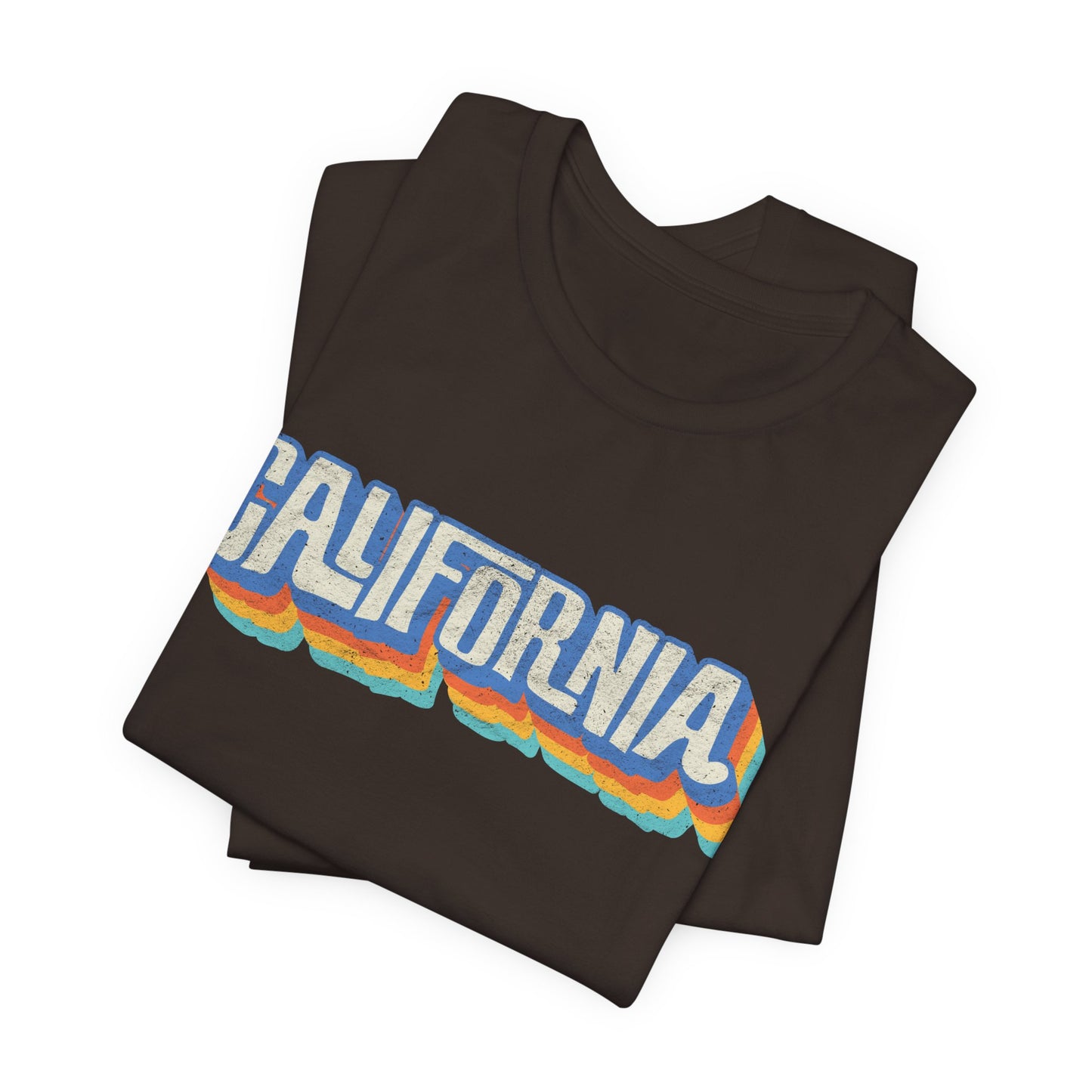 California Retro Distressed Tee — Lover of the Golden State