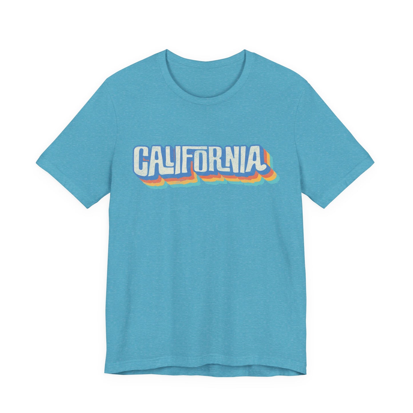 California Retro Distressed Tee — Lover of the Golden State