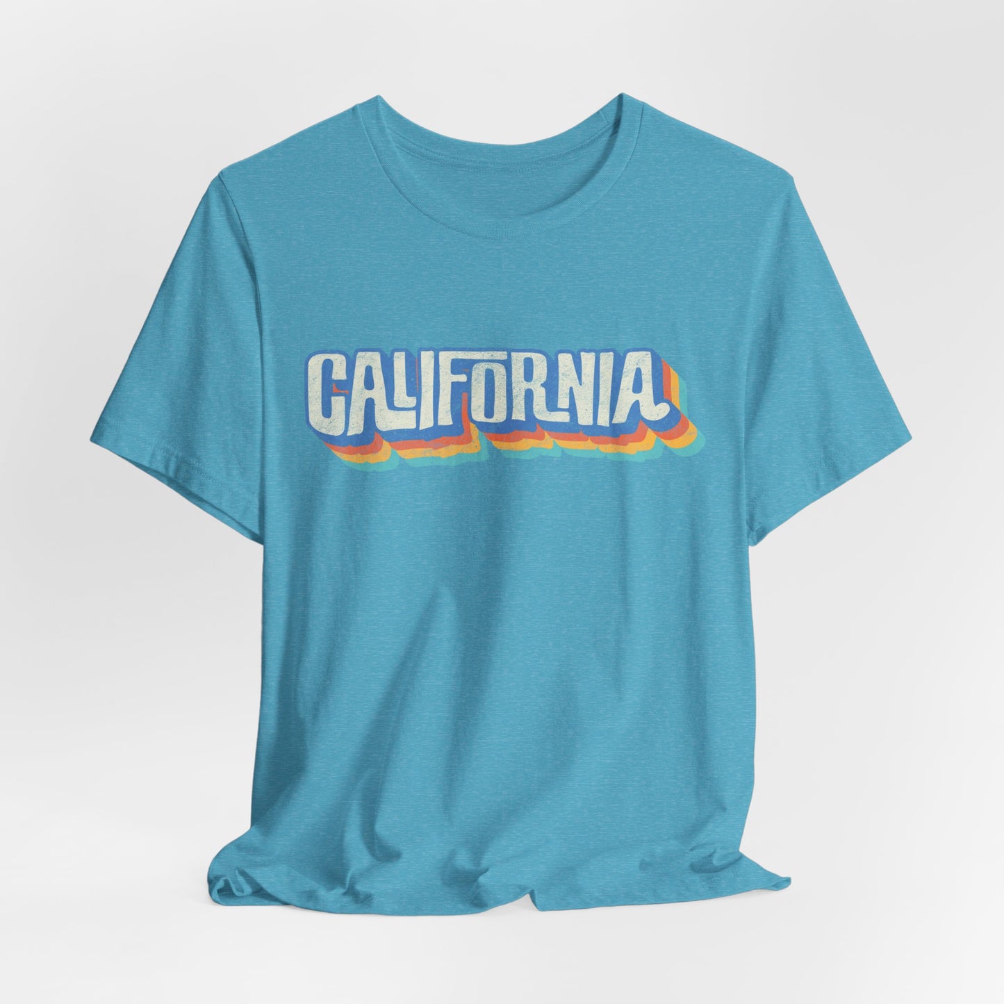 California Retro Distressed Tee — Lover of the Golden State