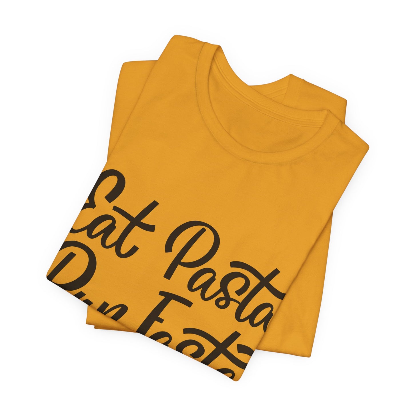 Eat Pasta, Run Fasta T-Shirt — Funny Carb-Loving Running Tee
