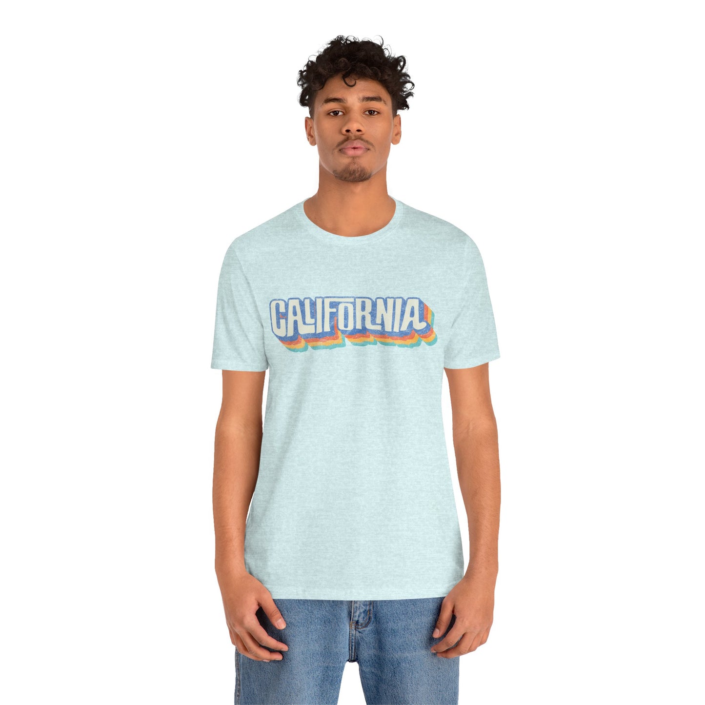 California Retro Distressed Tee — Lover of the Golden State