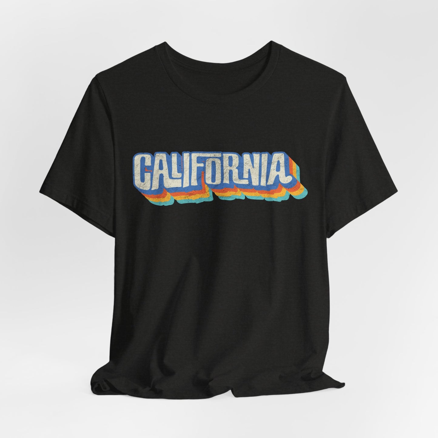 California Retro Distressed Tee — Lover of the Golden State