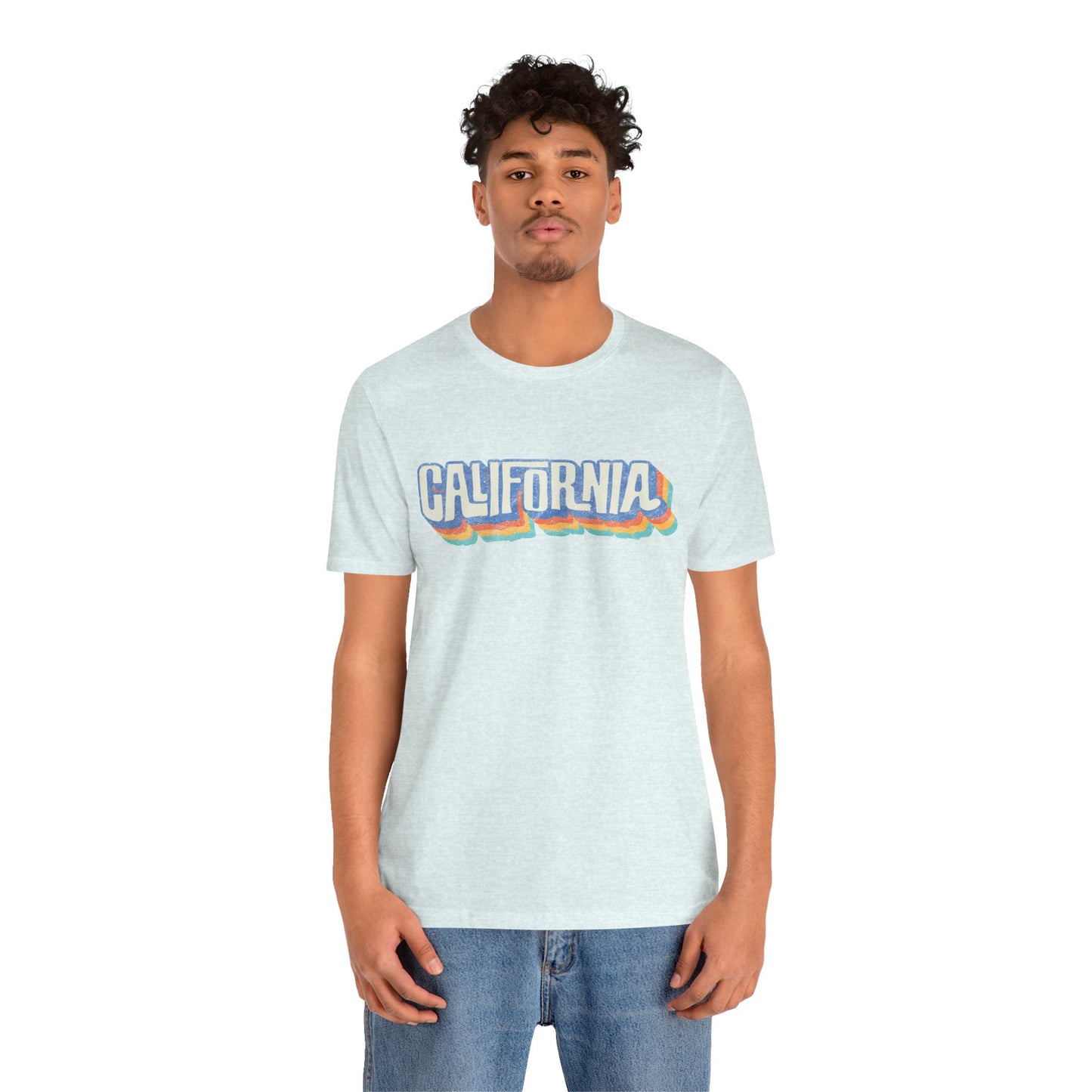 California Retro Distressed Tee — Lover of the Golden State