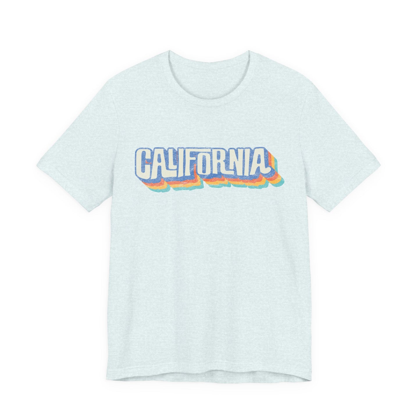 California Retro Distressed Tee — Lover of the Golden State