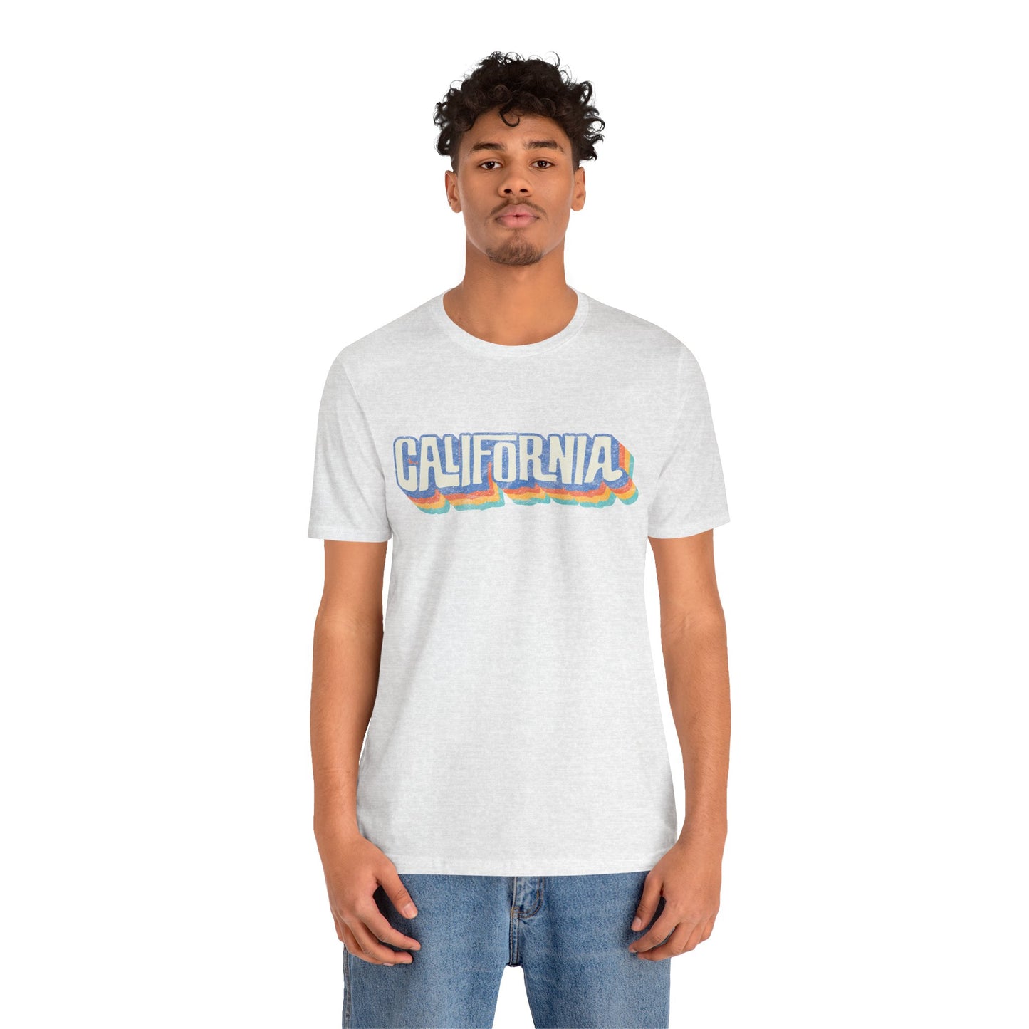 California Retro Distressed Tee — Lover of the Golden State