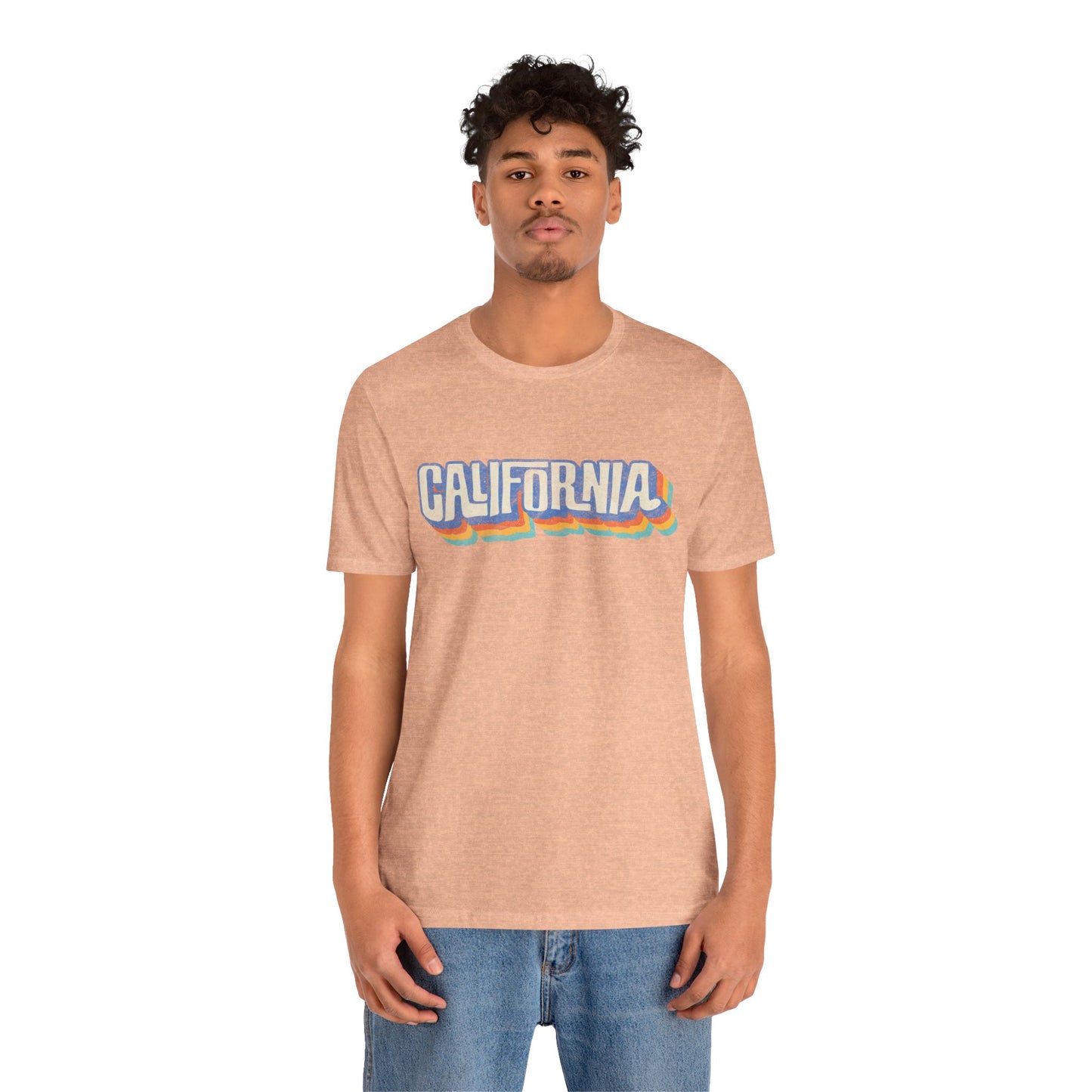 California Retro Distressed Tee — Lover of the Golden State