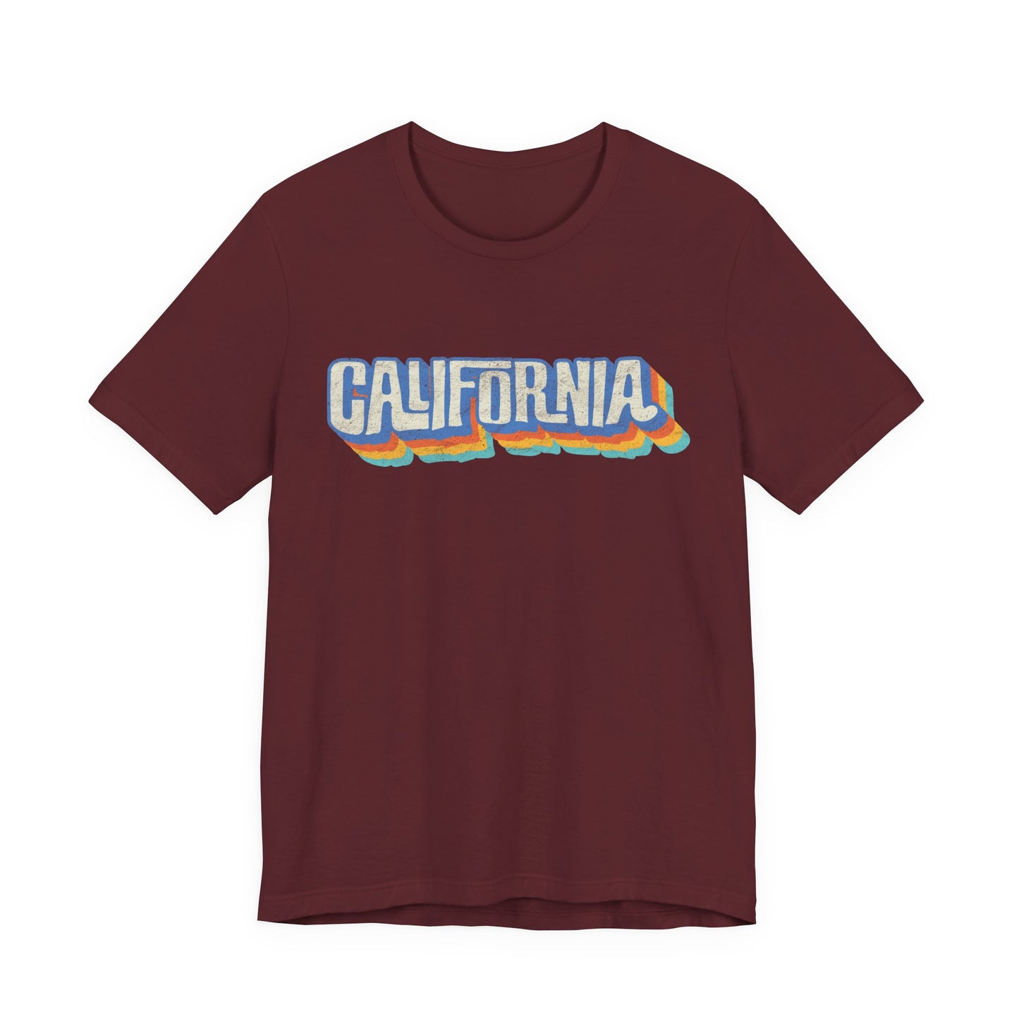 California Retro Distressed Tee — Lover of the Golden State