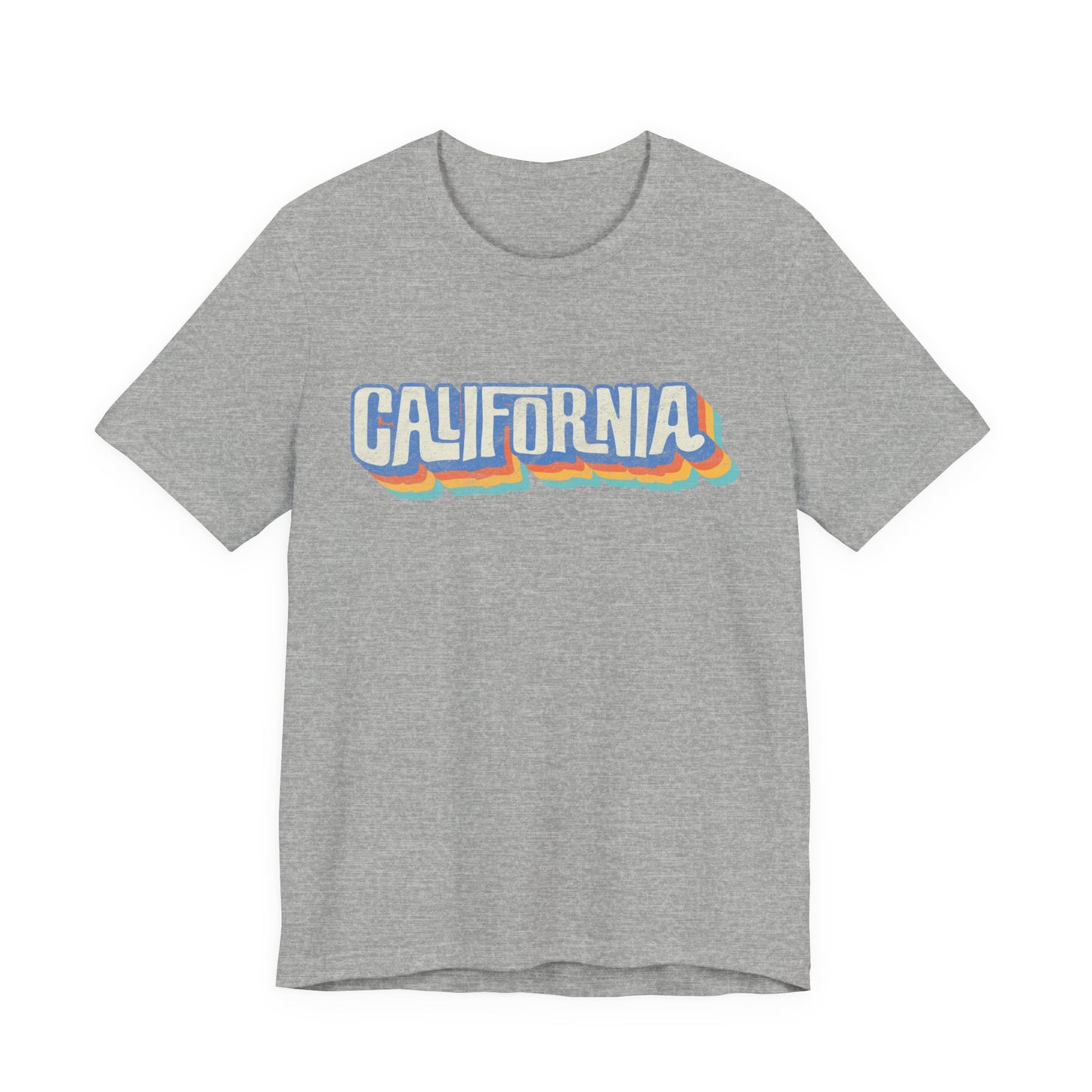 California Retro Distressed Tee — Lover of the Golden State