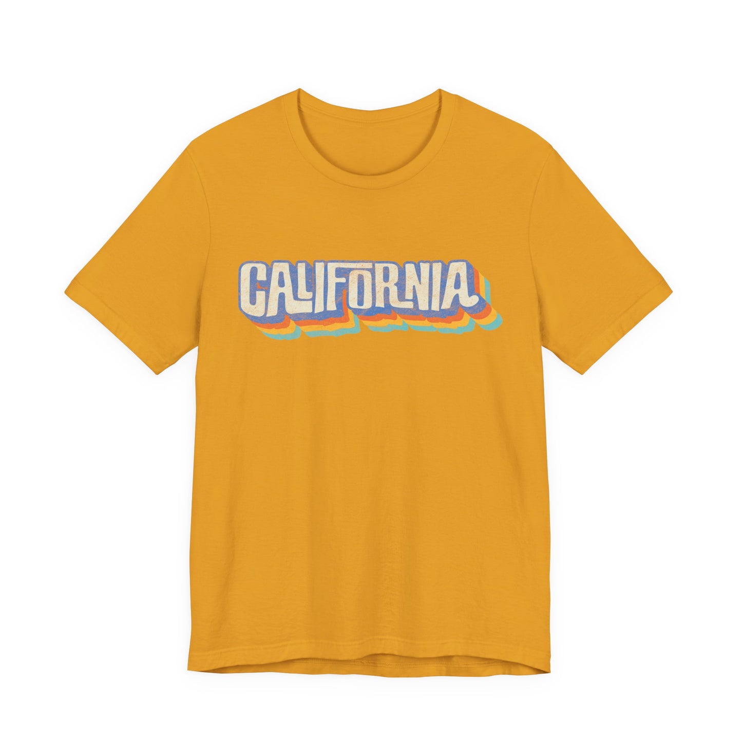 California Retro Distressed Tee — Lover of the Golden State