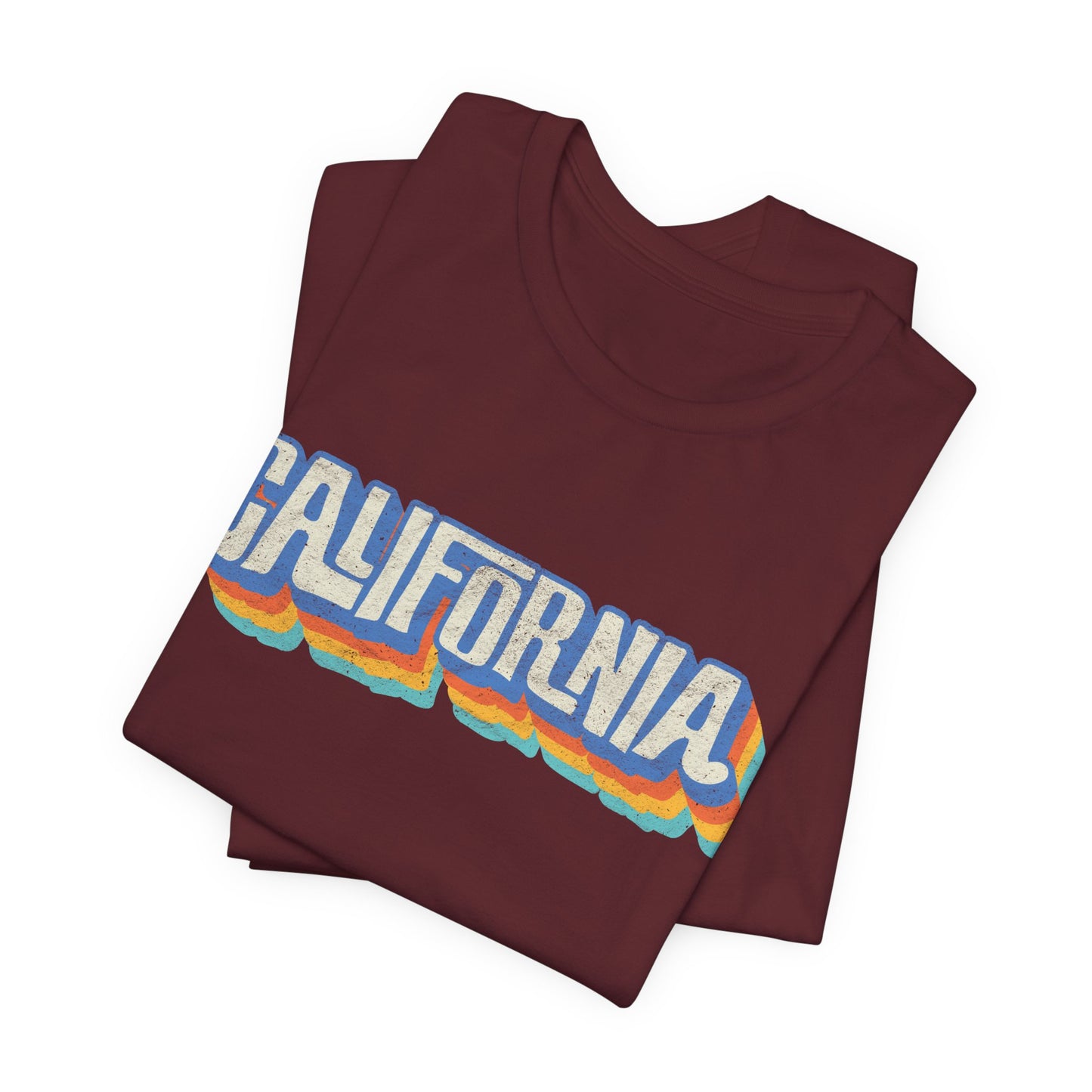 California Retro Distressed Tee — Lover of the Golden State
