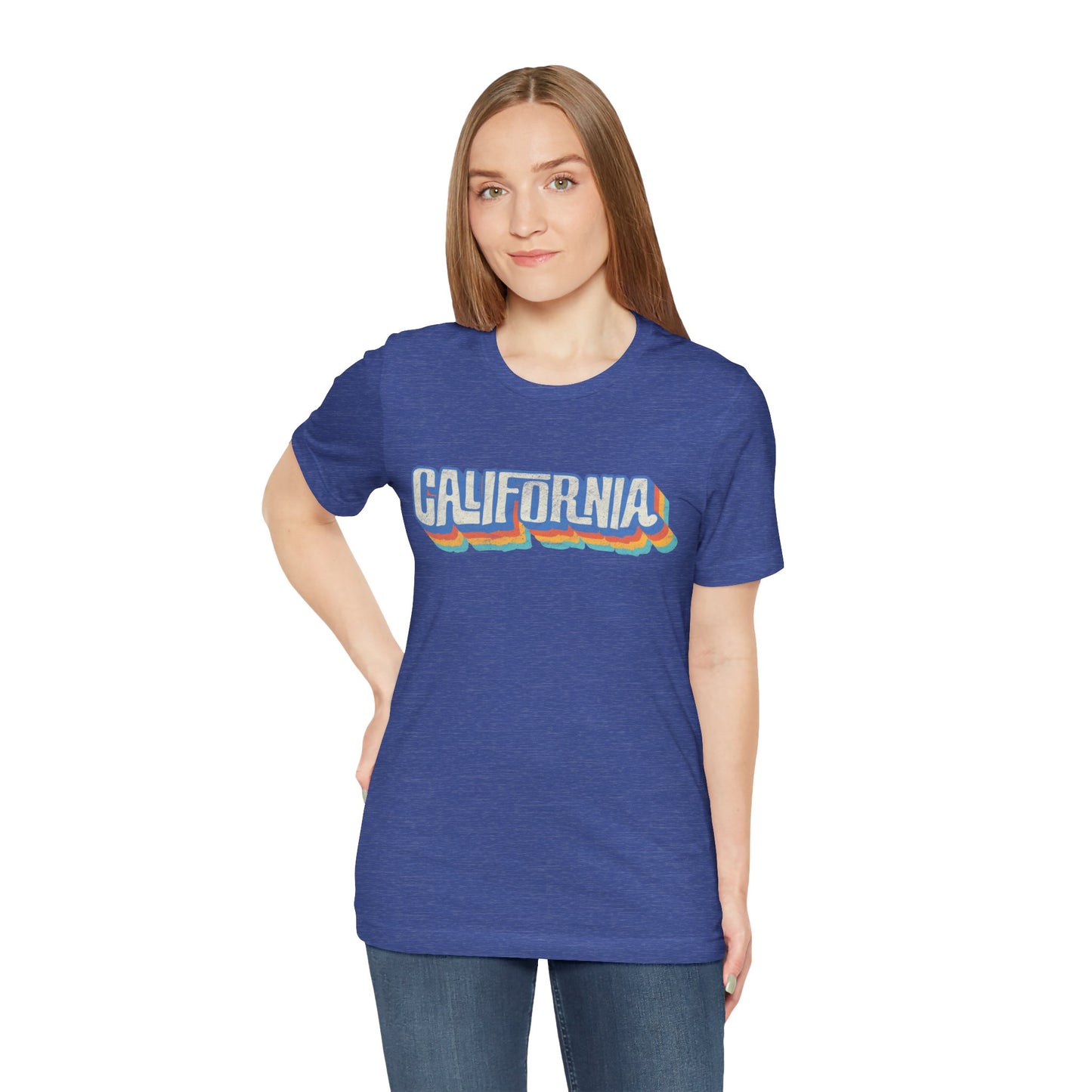 California Retro Distressed Tee — Lover of the Golden State