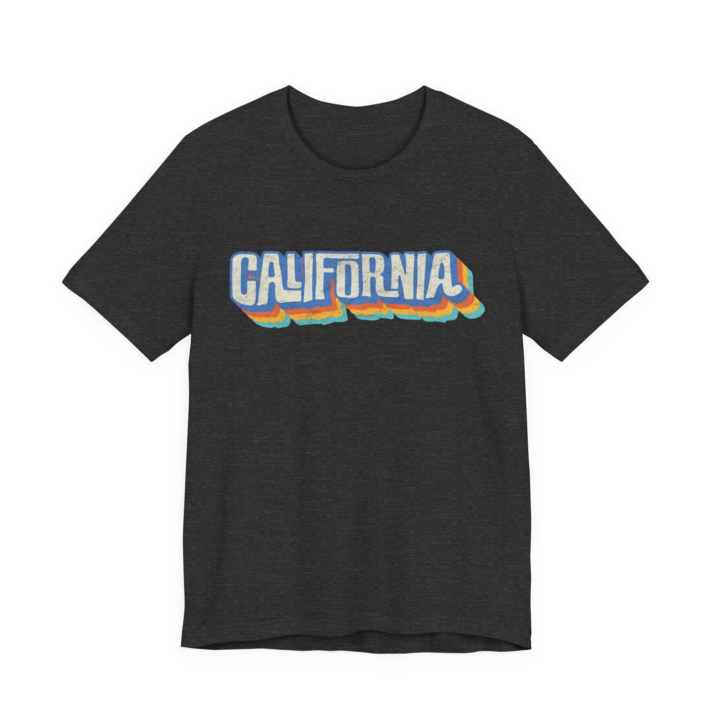 California Retro Distressed Tee — Lover of the Golden State