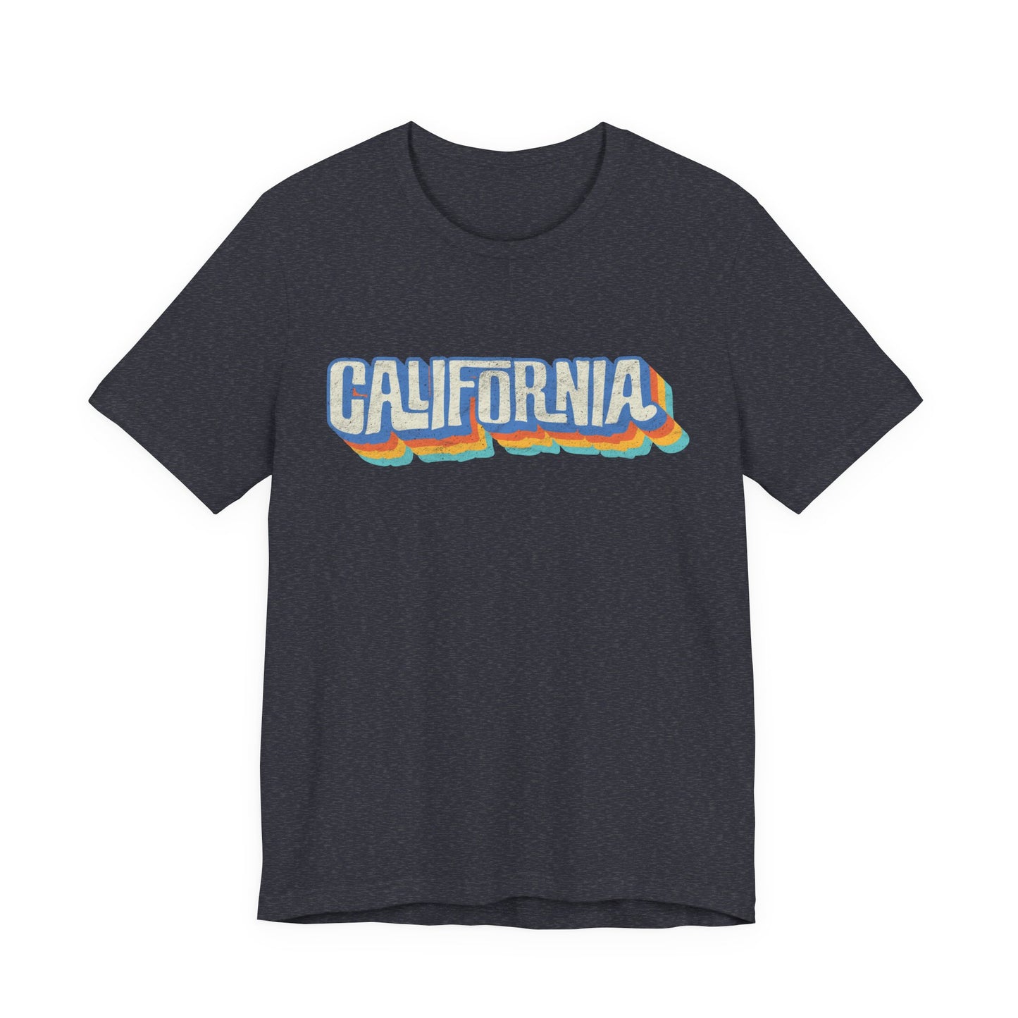 California Retro Distressed Tee — Lover of the Golden State