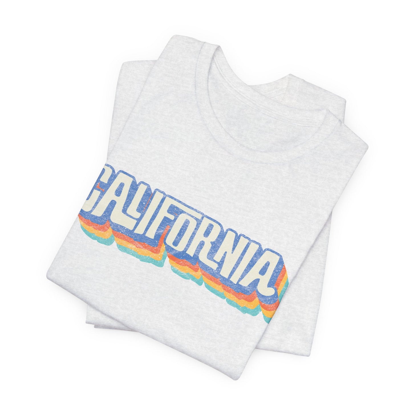California Retro Distressed Tee — Lover of the Golden State