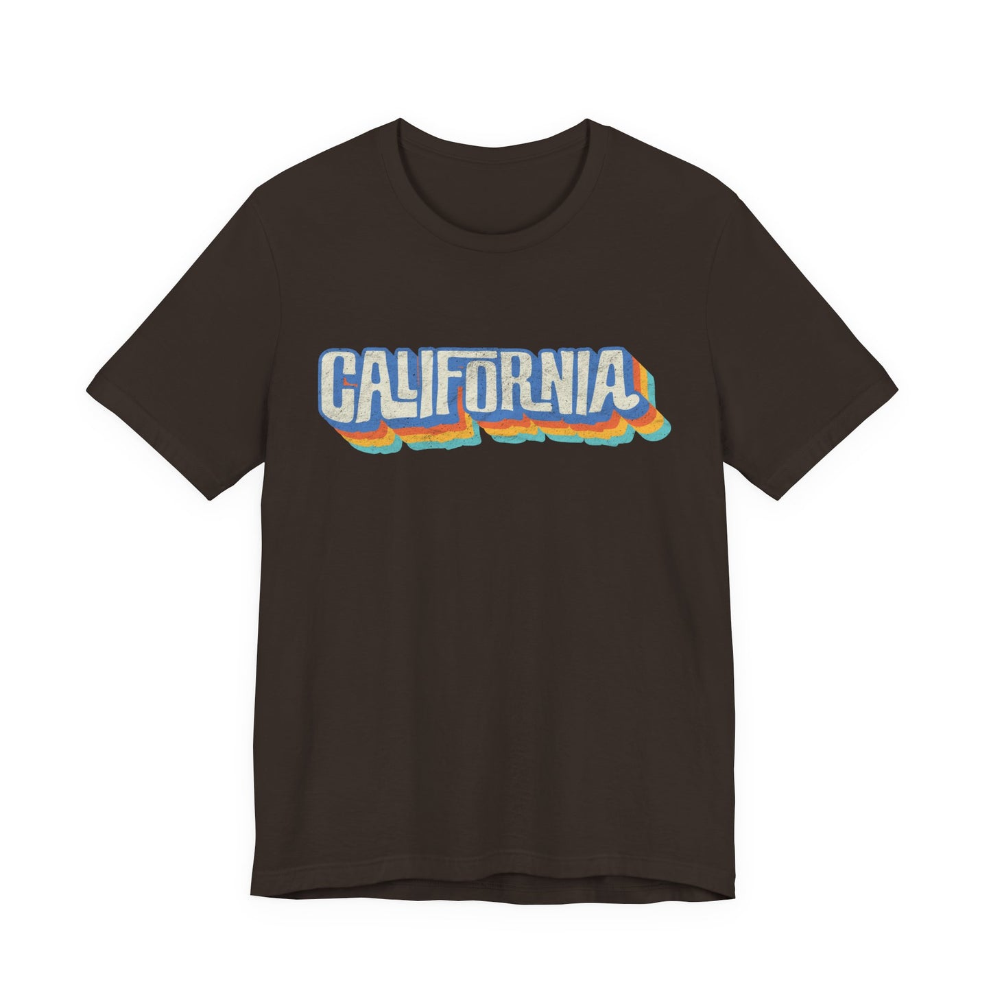 California Retro Distressed Tee — Lover of the Golden State