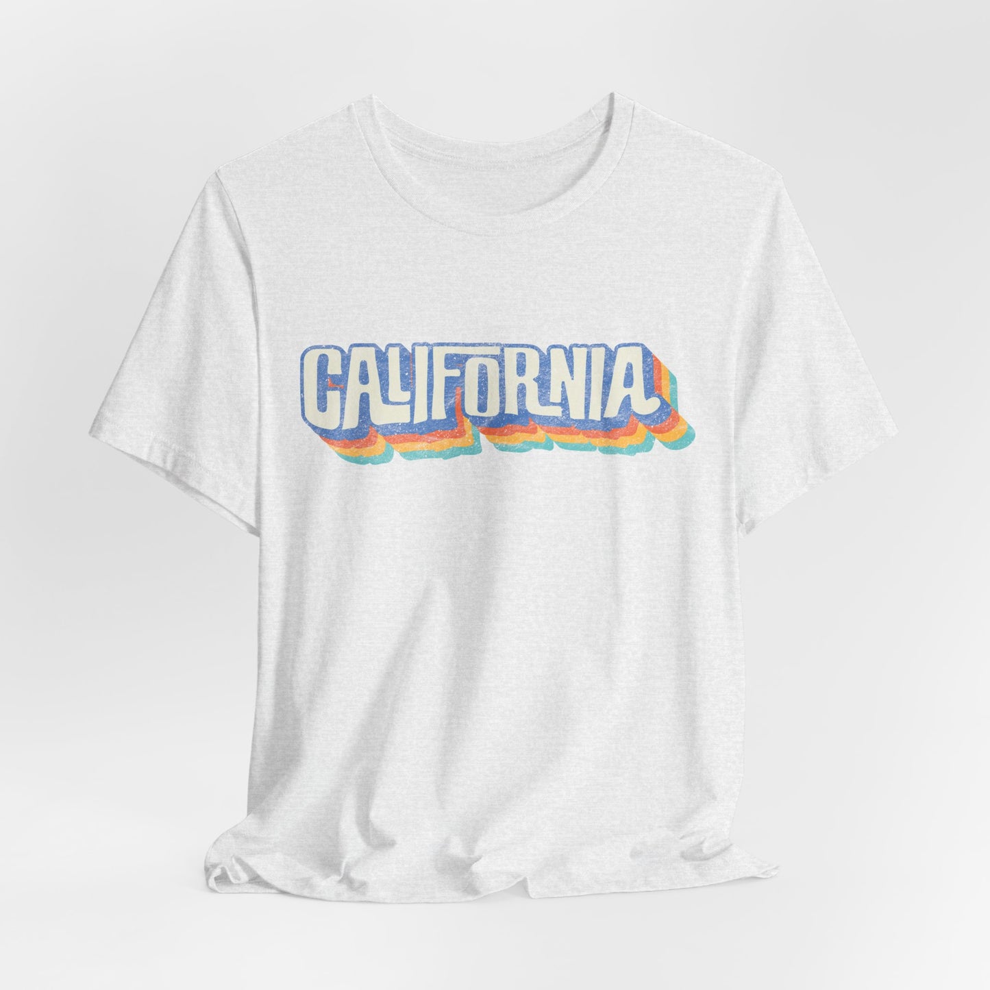 California Retro Distressed Tee — Lover of the Golden State