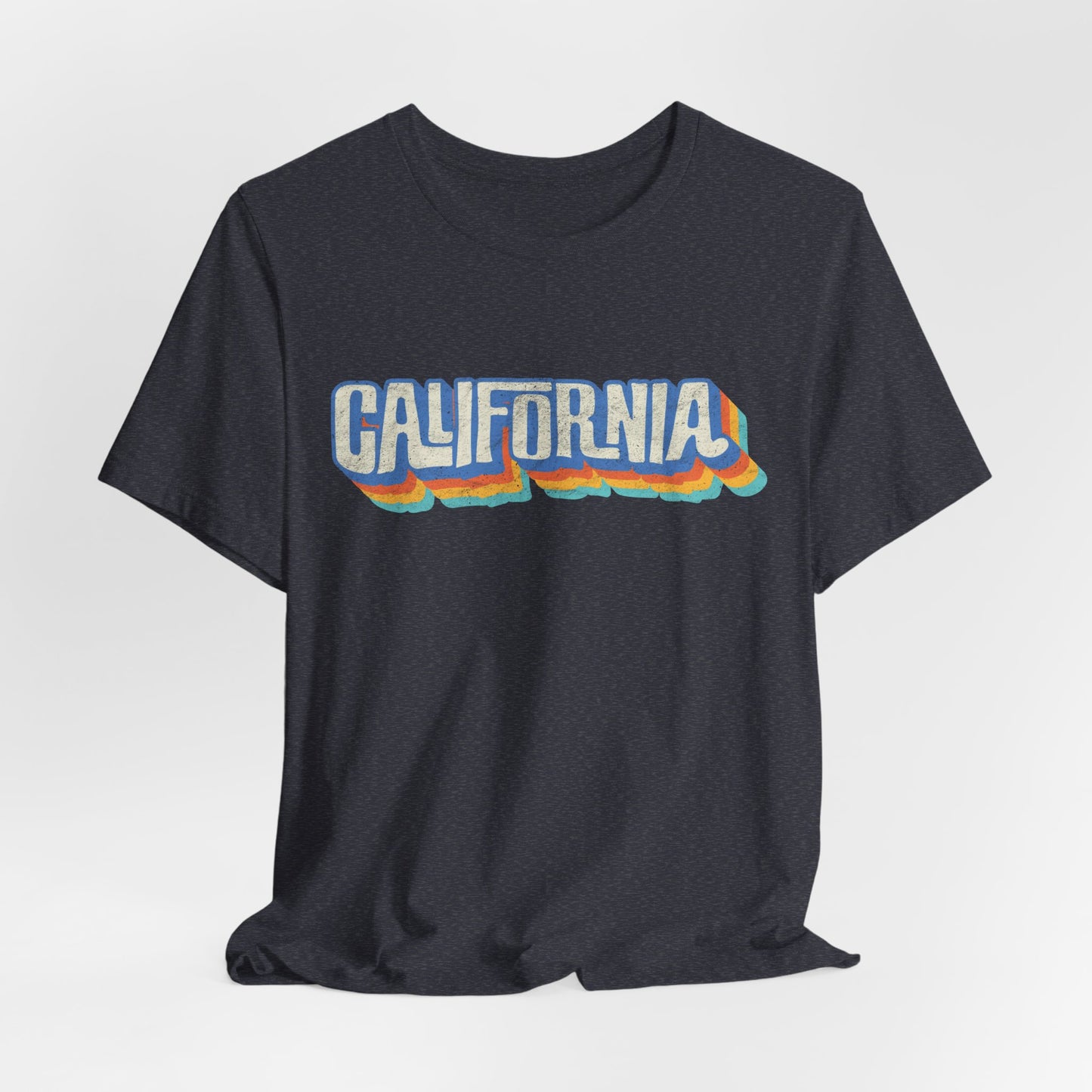 California Retro Distressed Tee — Lover of the Golden State