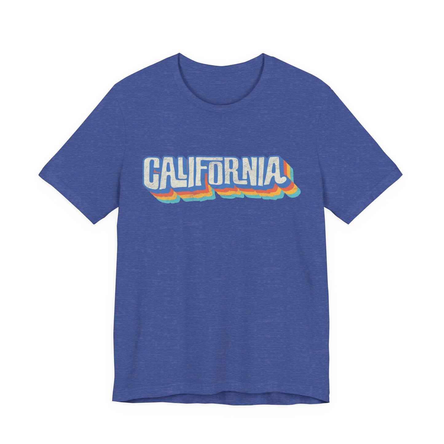 California Retro Distressed Tee — Lover of the Golden State