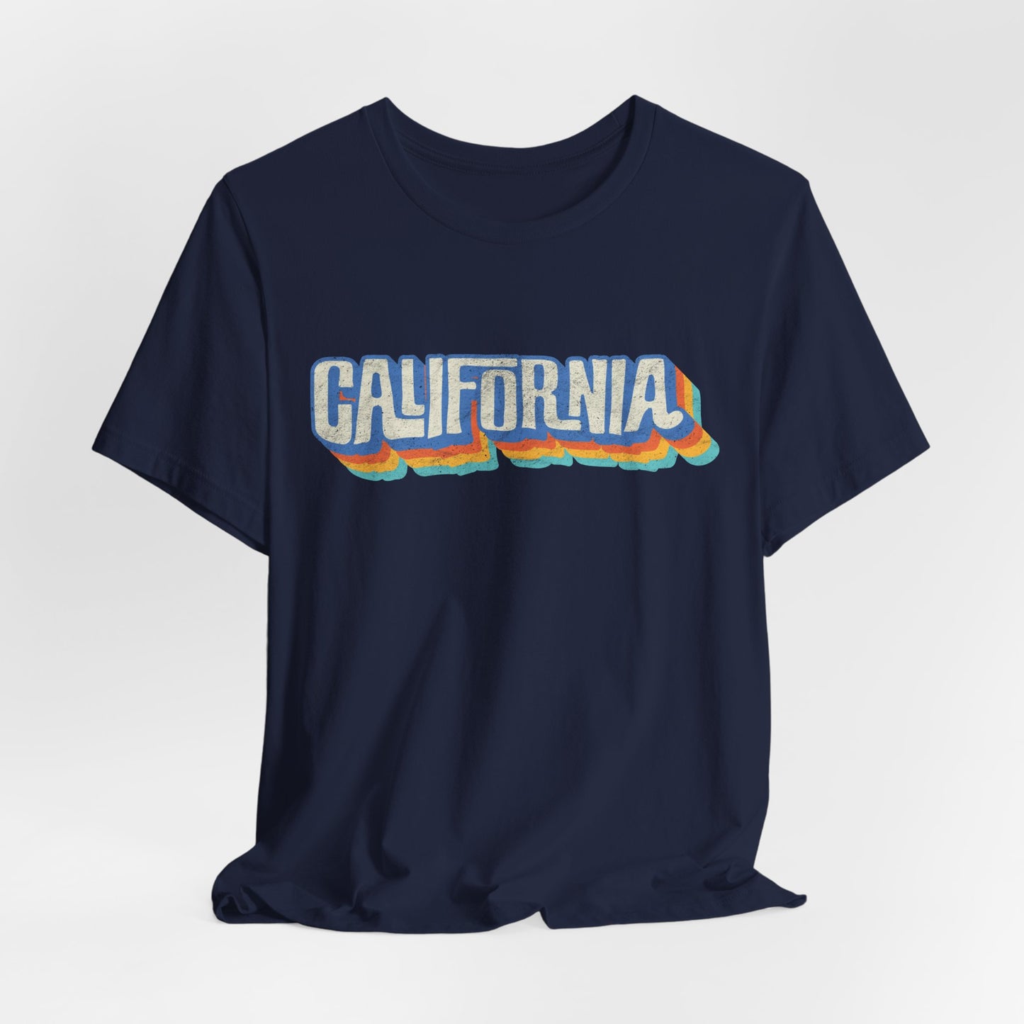 California Retro Distressed Tee — Lover of the Golden State