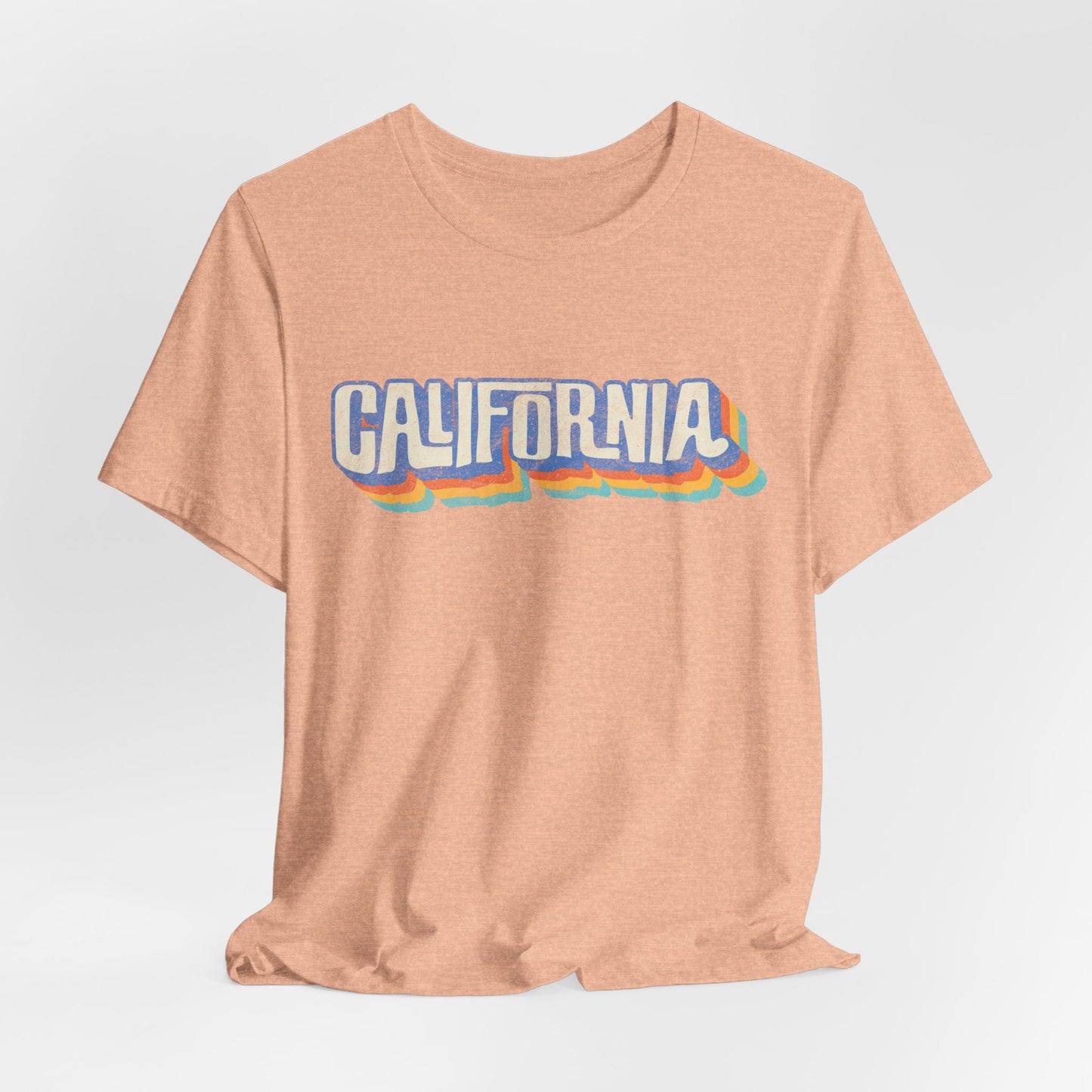 California Retro Distressed Tee — Lover of the Golden State