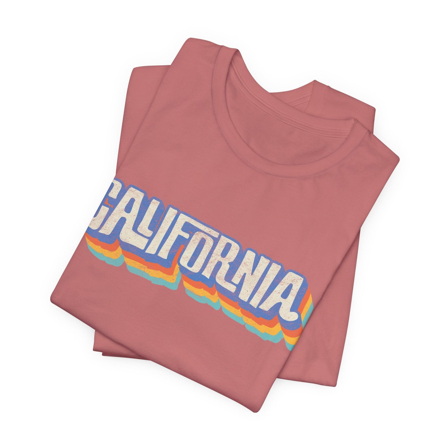 California Retro Distressed Tee — Lover of the Golden State