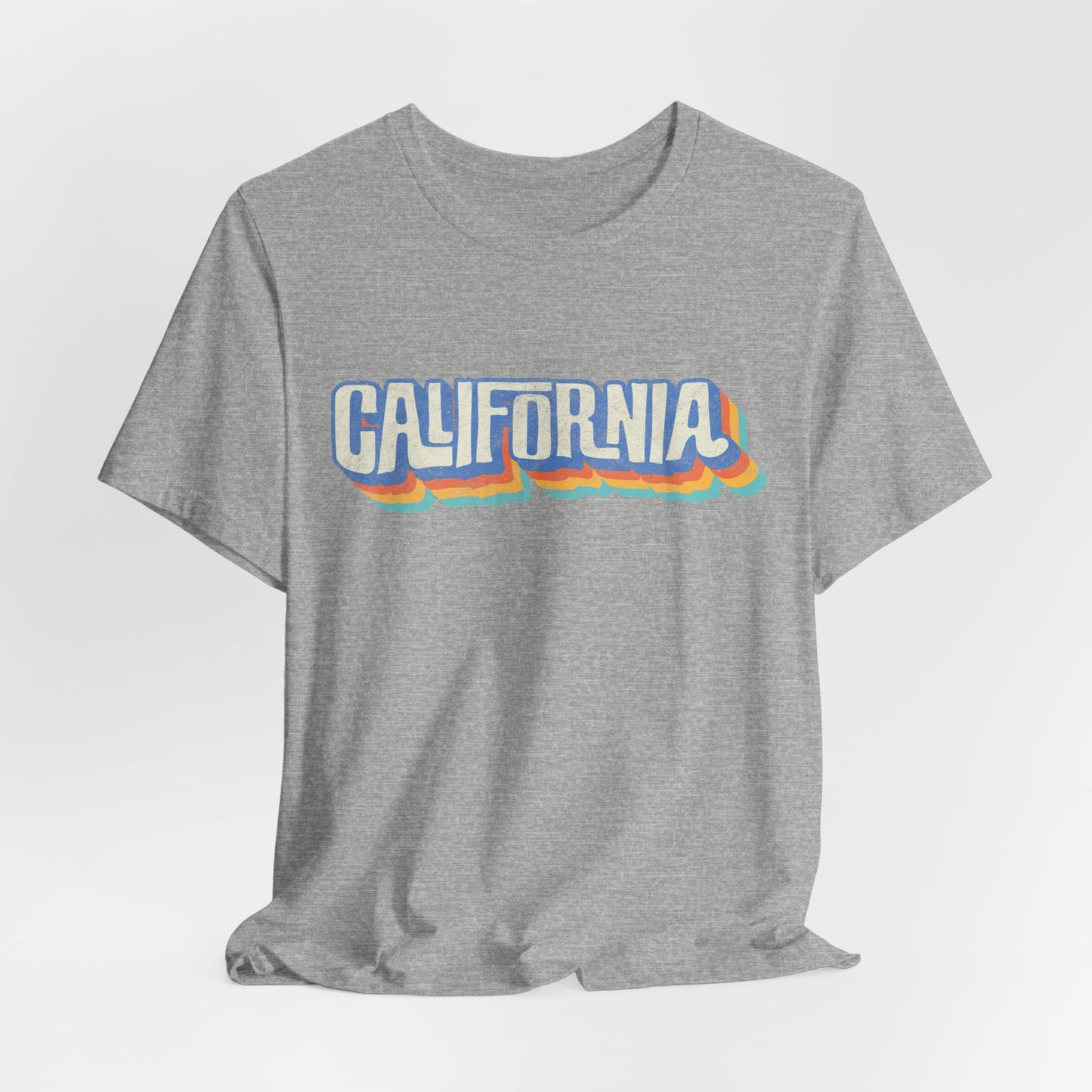 California Retro Distressed Tee — Lover of the Golden State