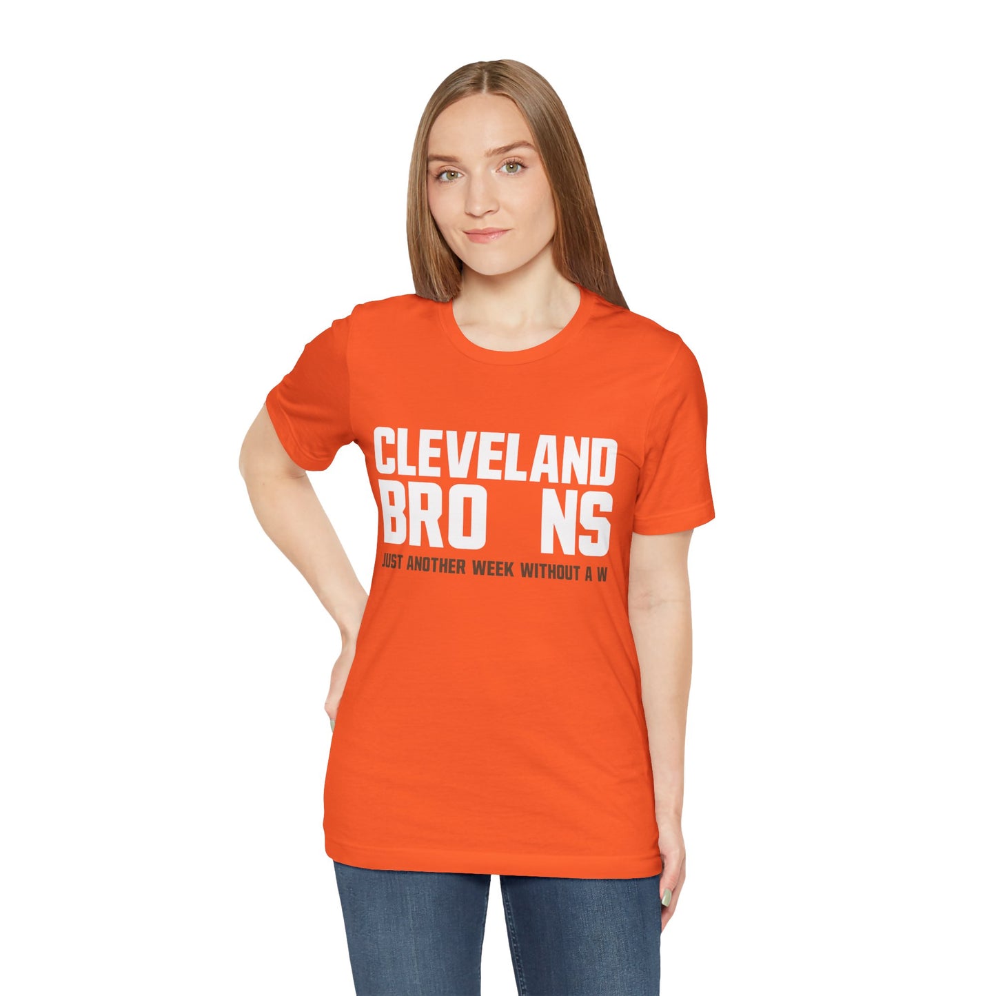 Missing the W Tee — Cleveland Football Humor Shirt