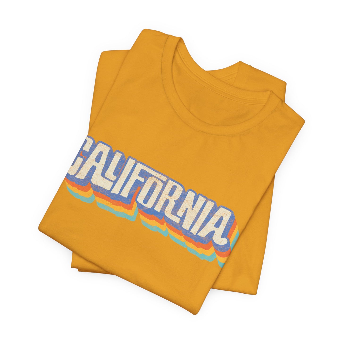 California Retro Distressed Tee — Lover of the Golden State