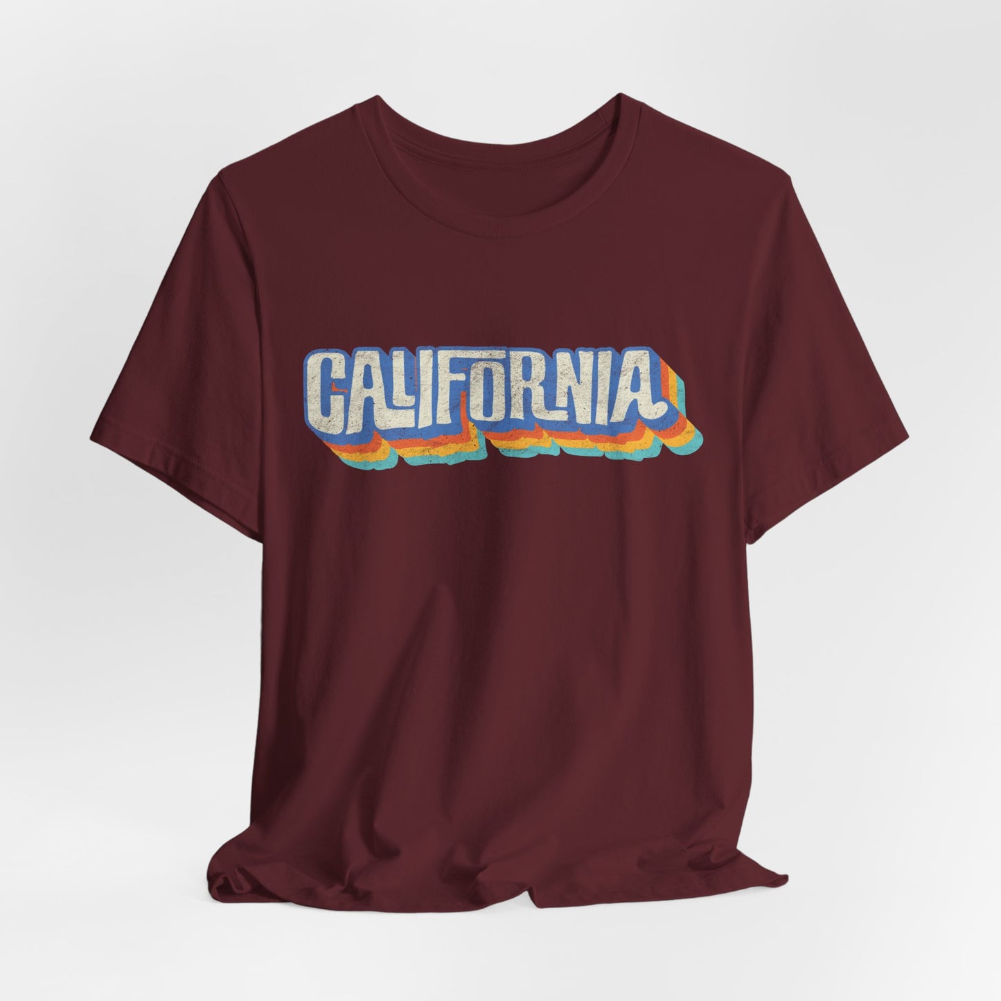 California Retro Distressed Tee — Lover of the Golden State