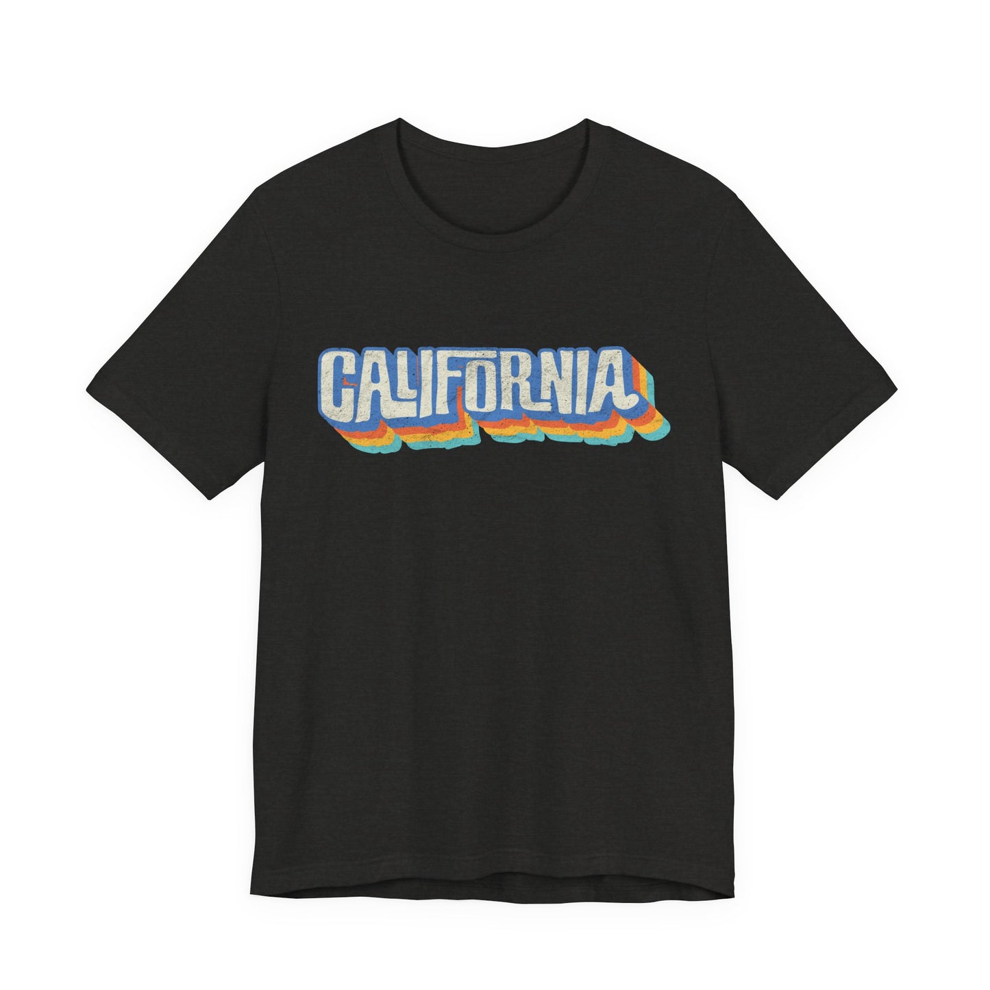 California Retro Distressed Tee — Lover of the Golden State