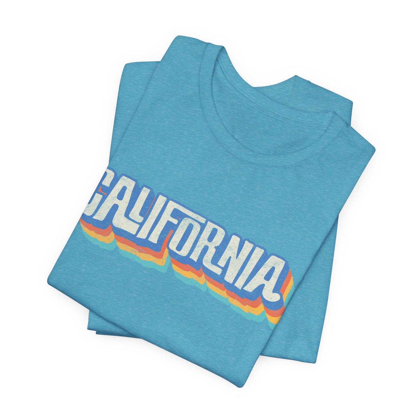 California Retro Distressed Tee — Lover of the Golden State