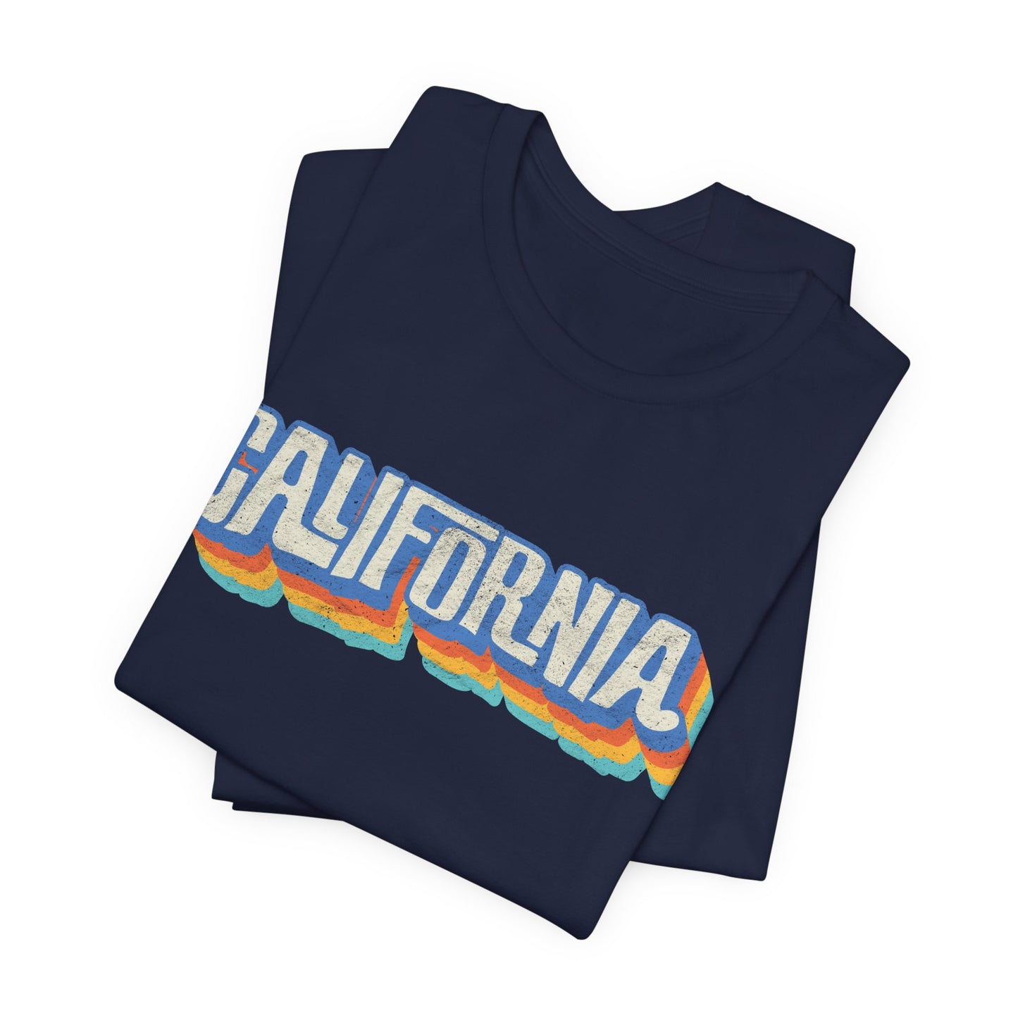 California Retro Distressed Tee — Lover of the Golden State