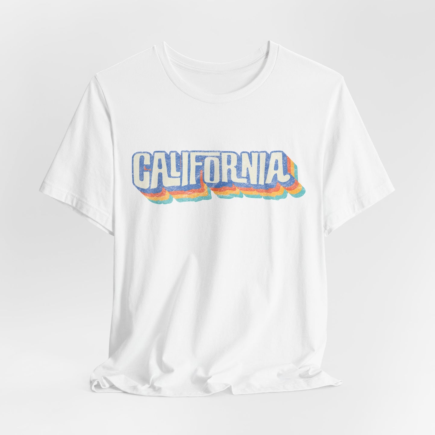 California Retro Distressed Tee — Lover of the Golden State