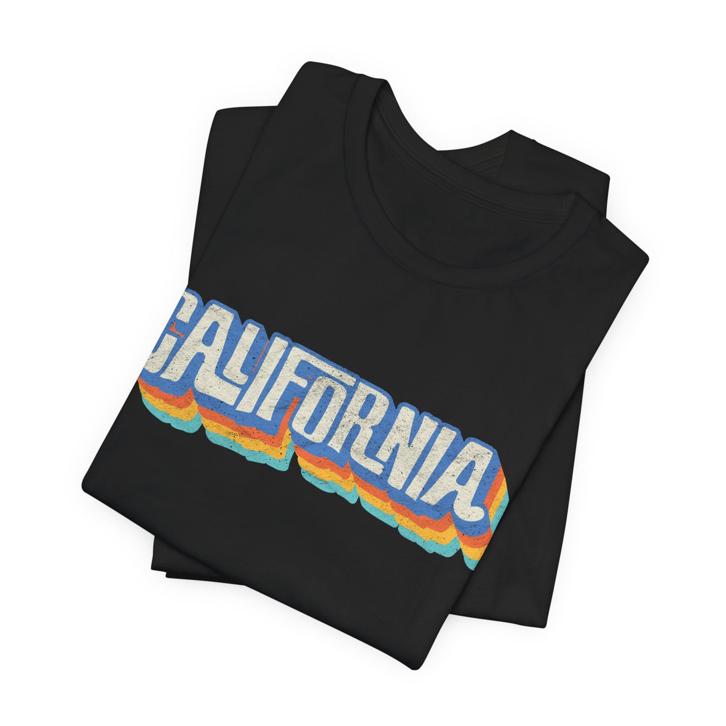 California Retro Distressed Tee — Lover of the Golden State