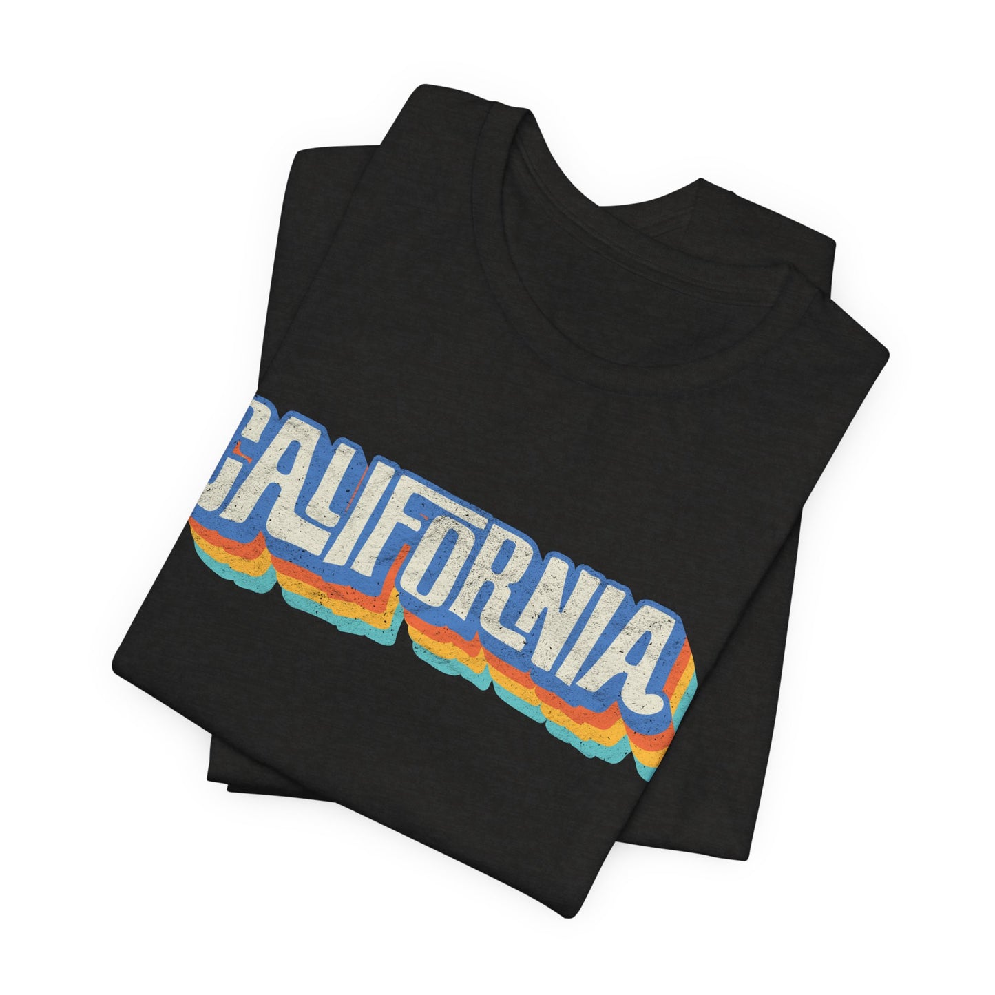 California Retro Distressed Tee — Lover of the Golden State