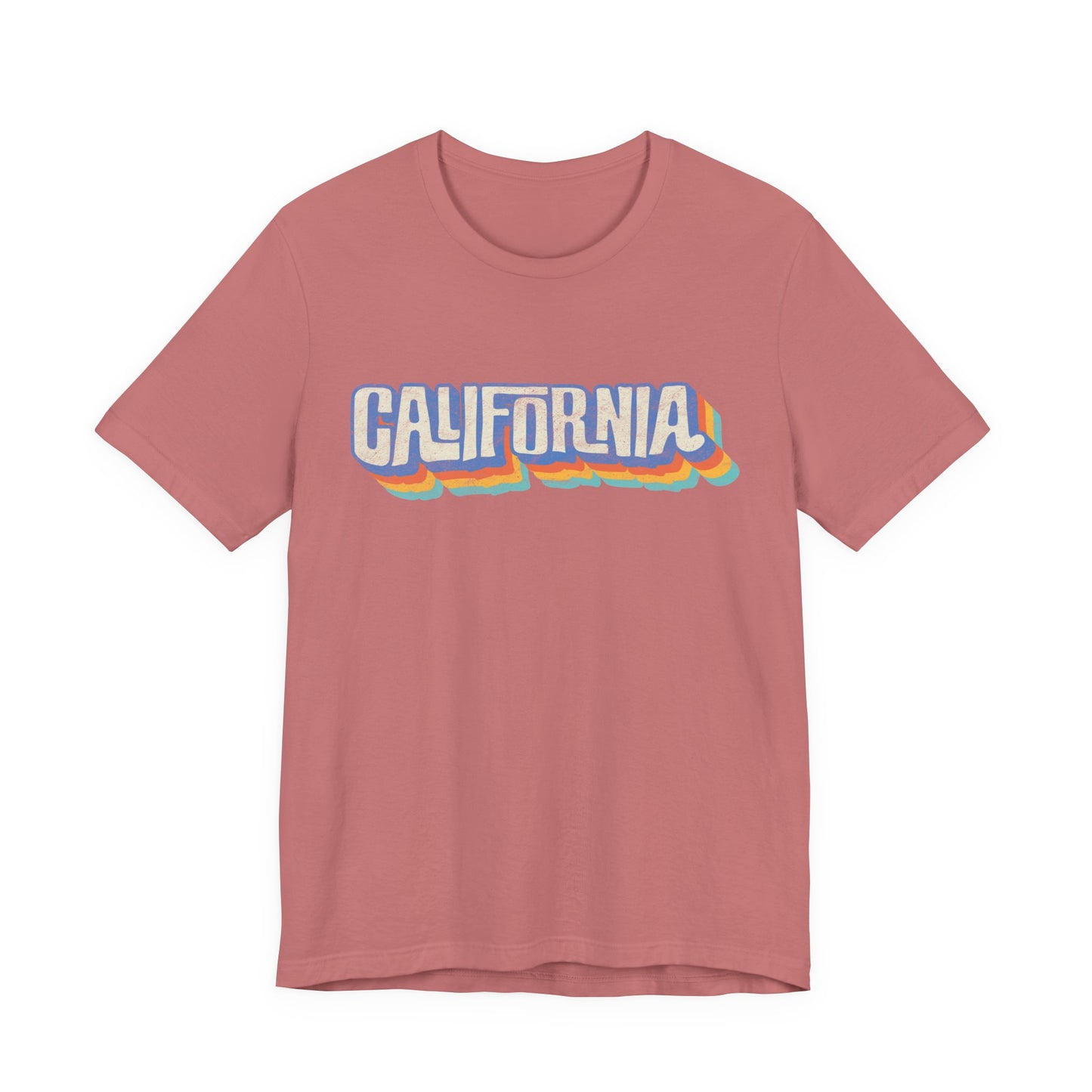 California Retro Distressed Tee — Lover of the Golden State