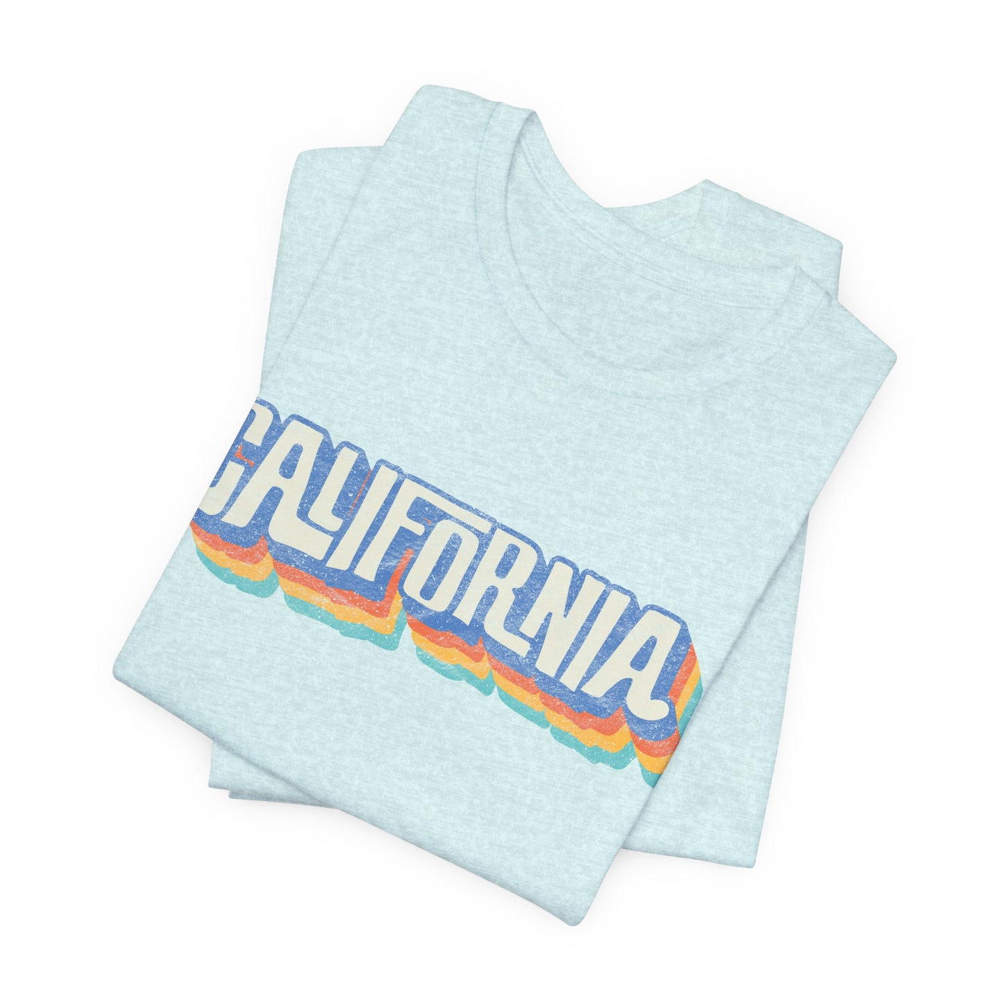 California Retro Distressed Tee — Lover of the Golden State