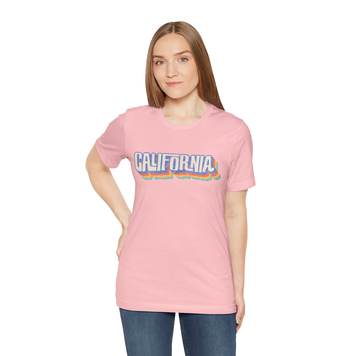 California Retro Distressed Tee — Lover of the Golden State